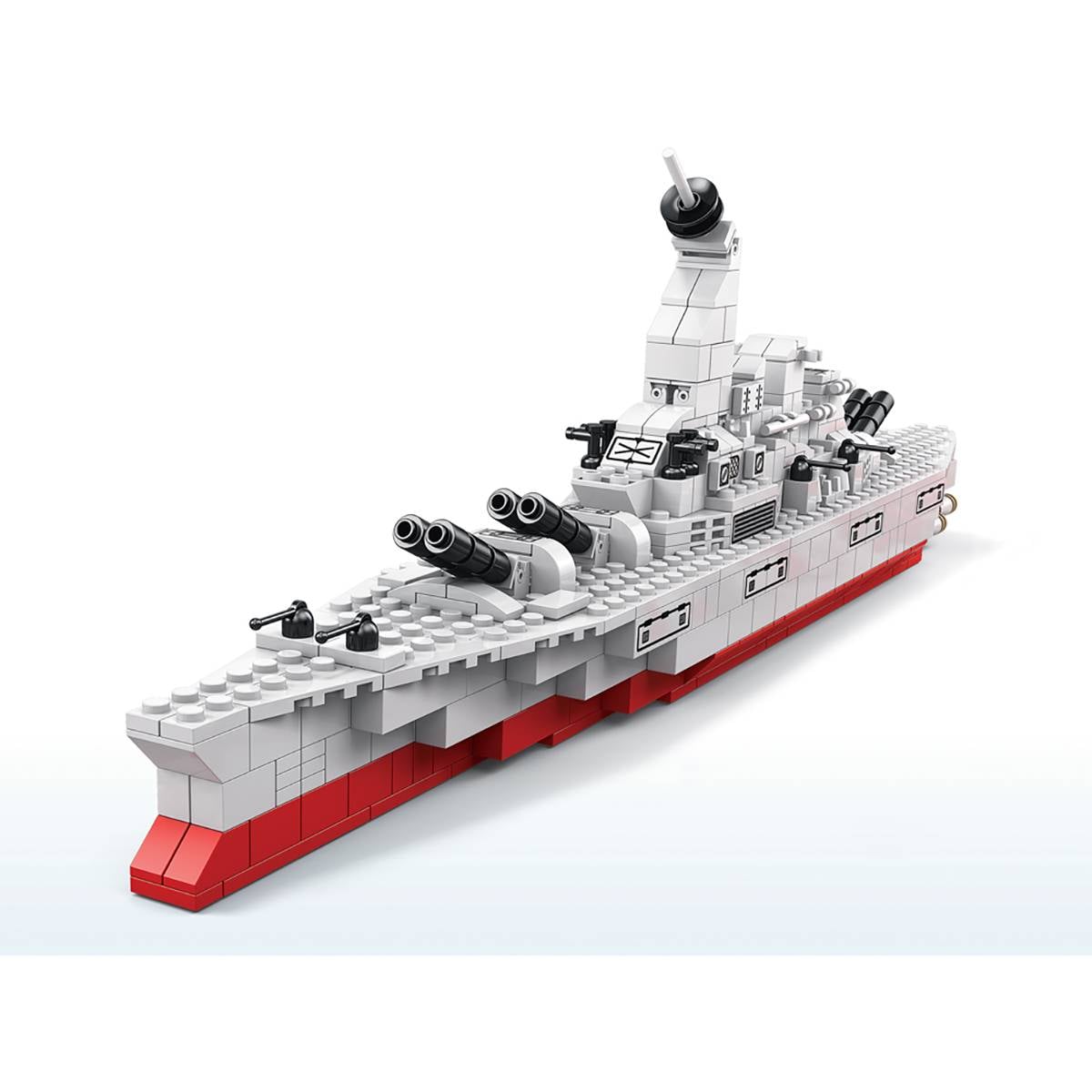 Jeu de Construction 6 en 1 Thème Militaire 1000 pièces Assemblable-0