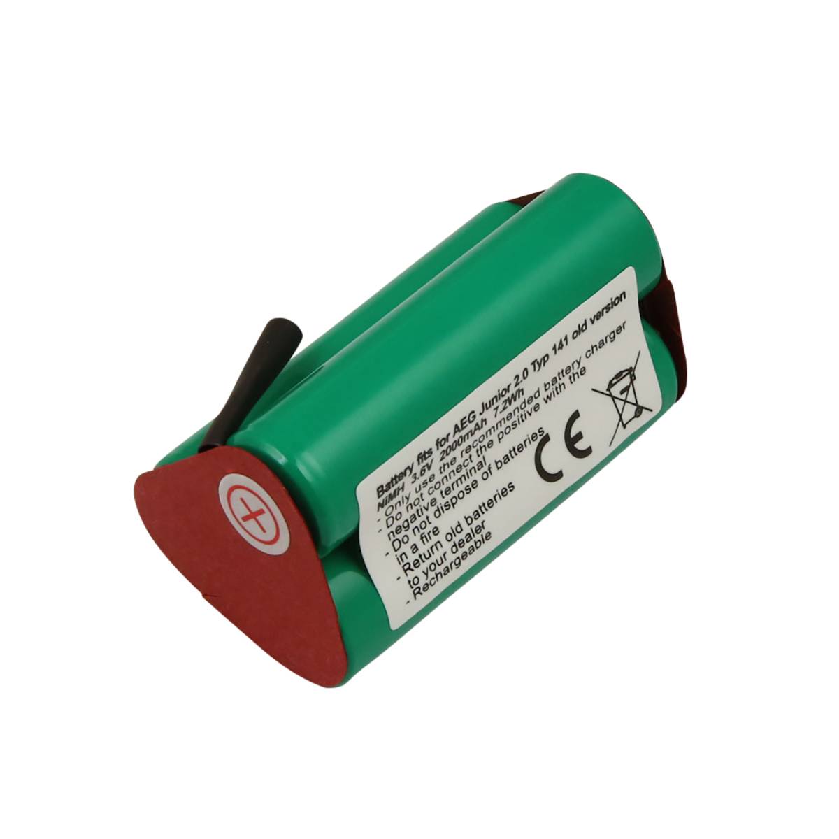 Batterie pour Aspirateur AEG Junior 2.0 Type 141 NiMH 3.6V 2000mAh 7.2Wh-0