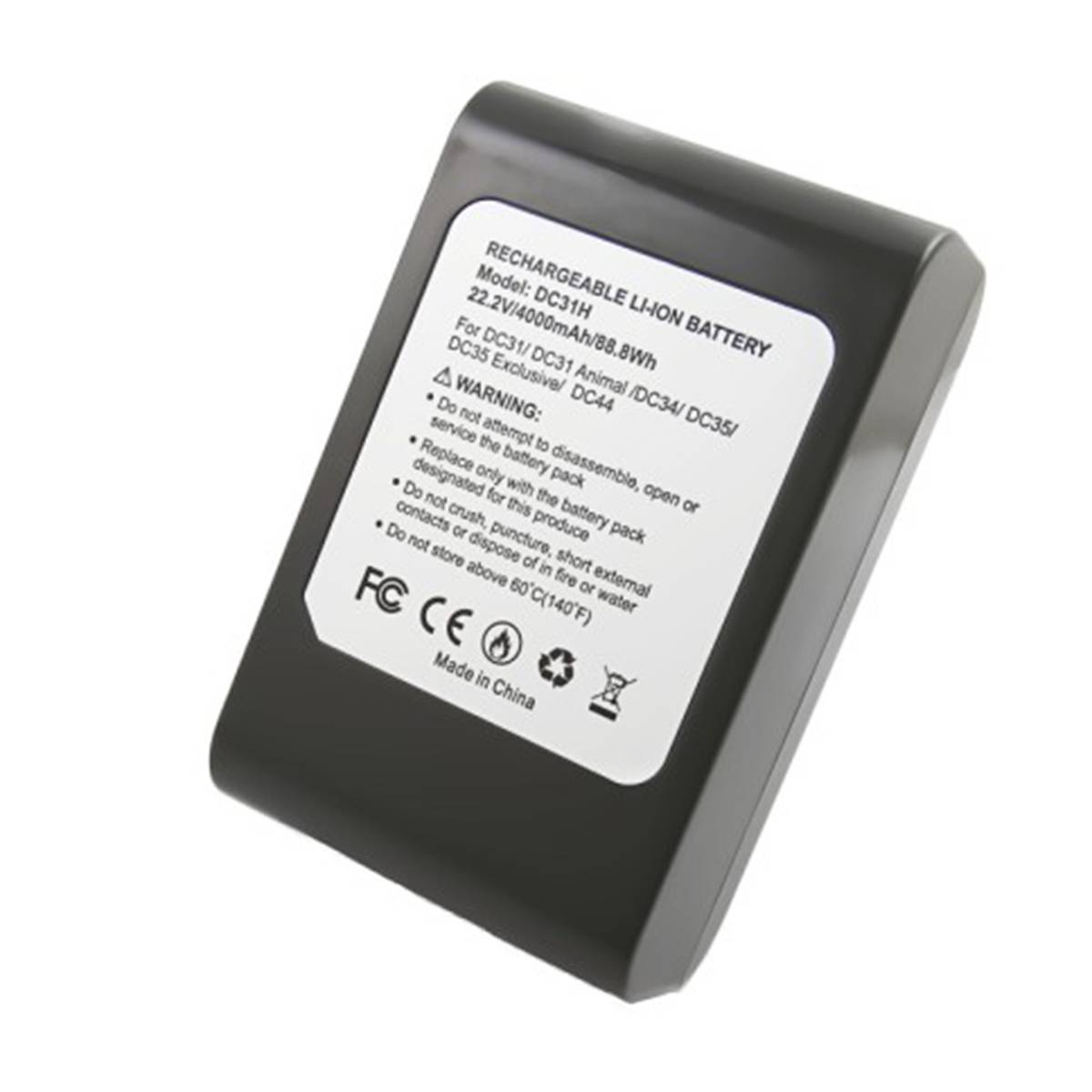 Batterie pour Aspirateur Dyson DC31 / DC34 / DC35 Li-ion 22.2V 4000mAh 88.8Wh-0