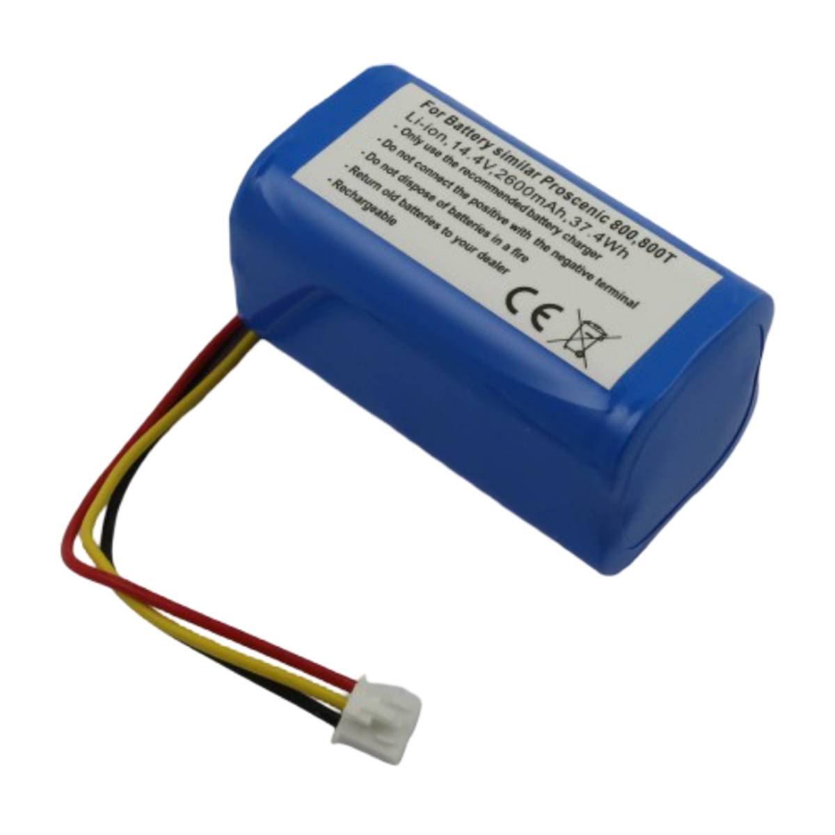 Batterie pour Aspirateur Robot Proscenic 800 / 800T Li-ion 14.4V 2600mAh 37.4 Wh-0