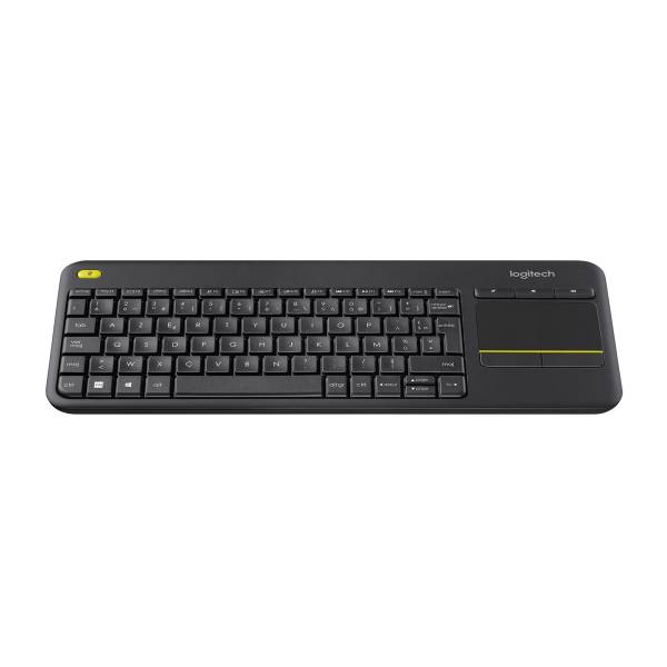 Logitech radio Clavier français, AZERTY noir pavé tactile intégré-1