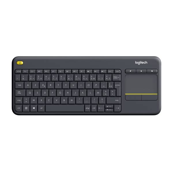 Logitech radio Clavier français, AZERTY noir pavé tactile intégré-2