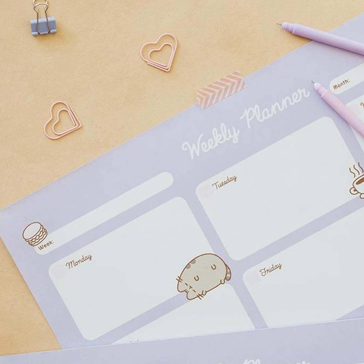 Agenda de Bureau Hebdomadaire A3 54 Feuilles Collection Moments-3