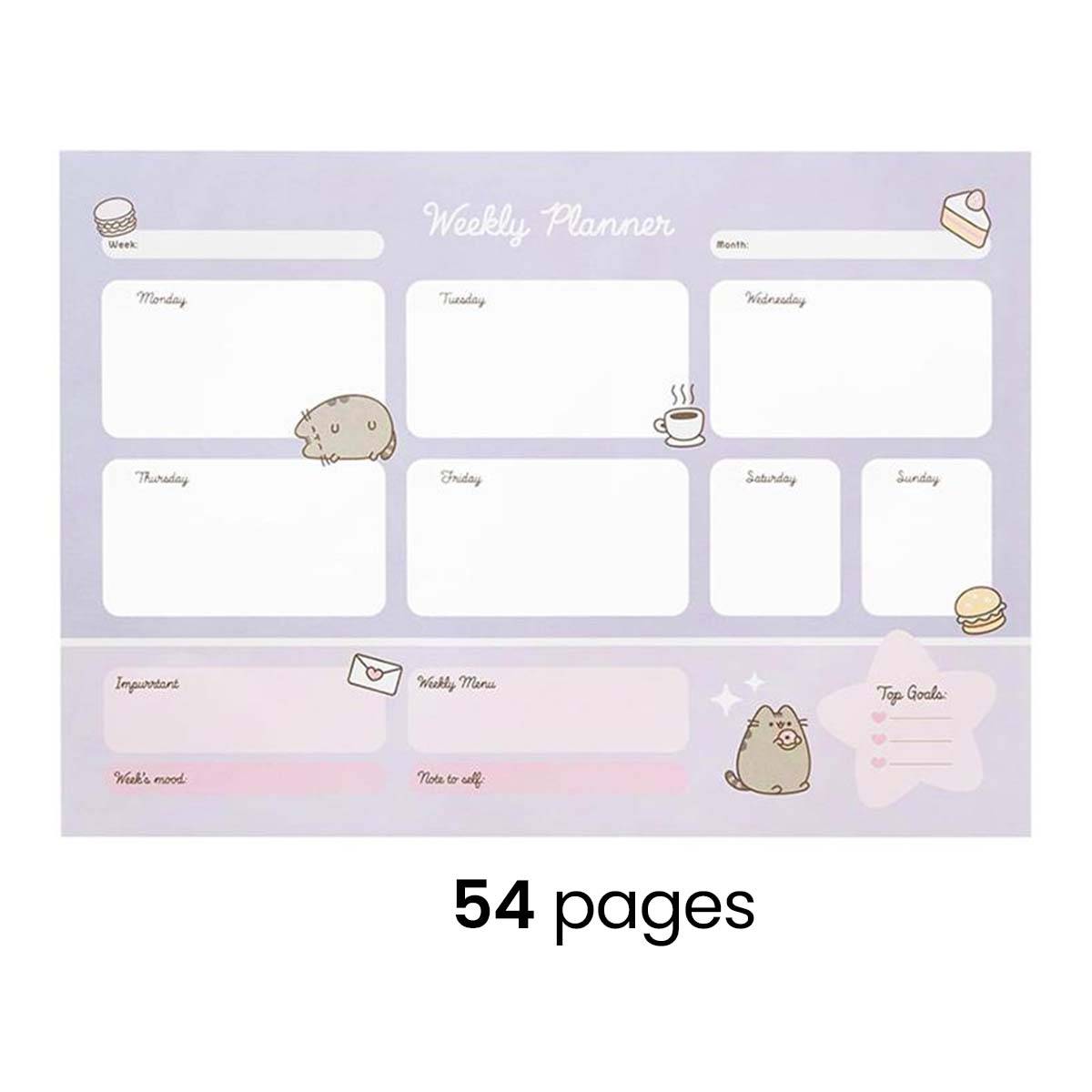 Agenda de Bureau Hebdomadaire A3 54 Feuilles Collection Moments-4