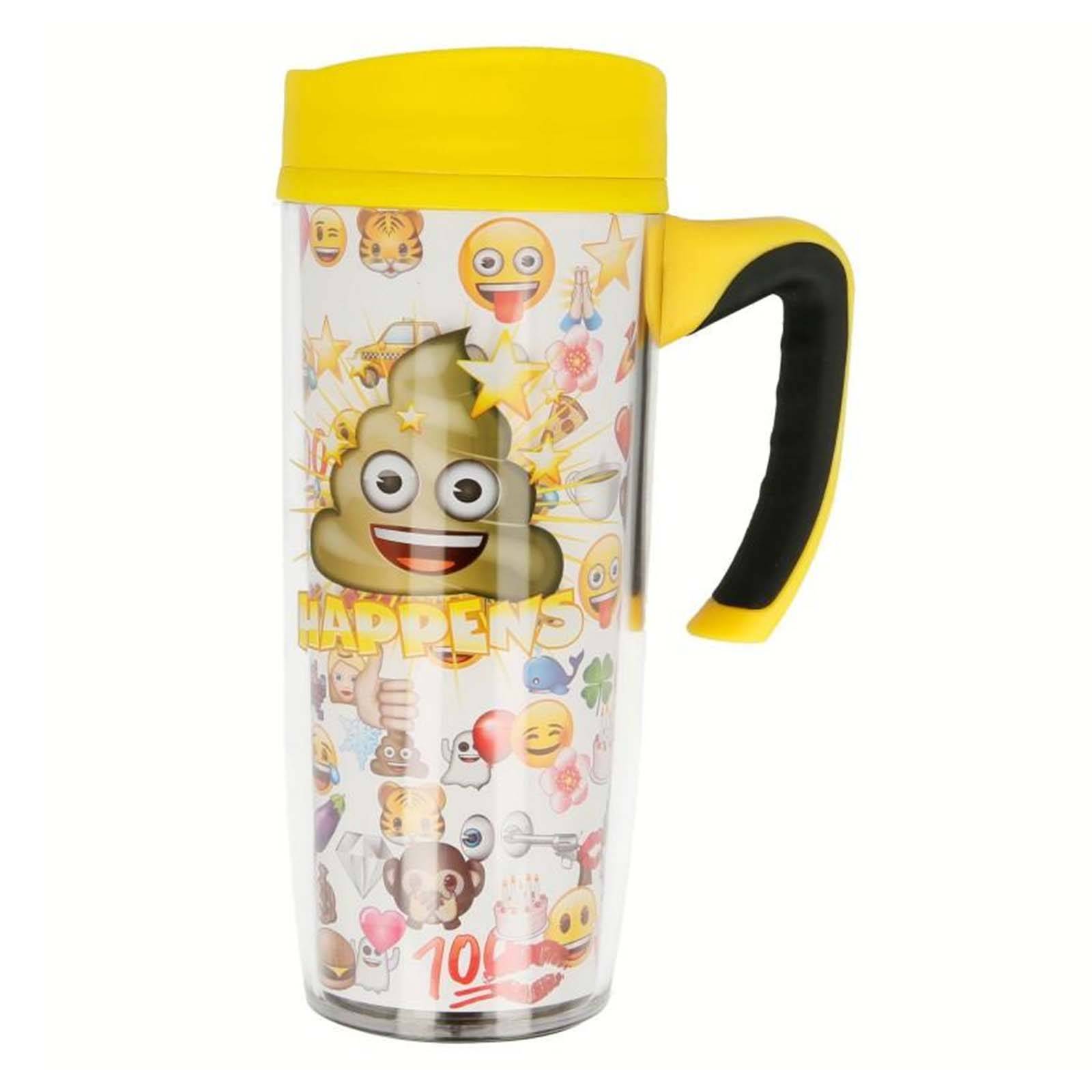 Tasse Isotherme de Voyage 533ml avec Poignée et Couvercle Coulissant-0