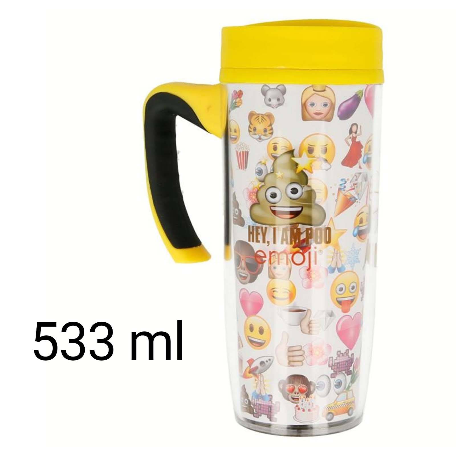 Tasse Isotherme de Voyage 533ml avec Poignée et Couvercle Coulissant-3