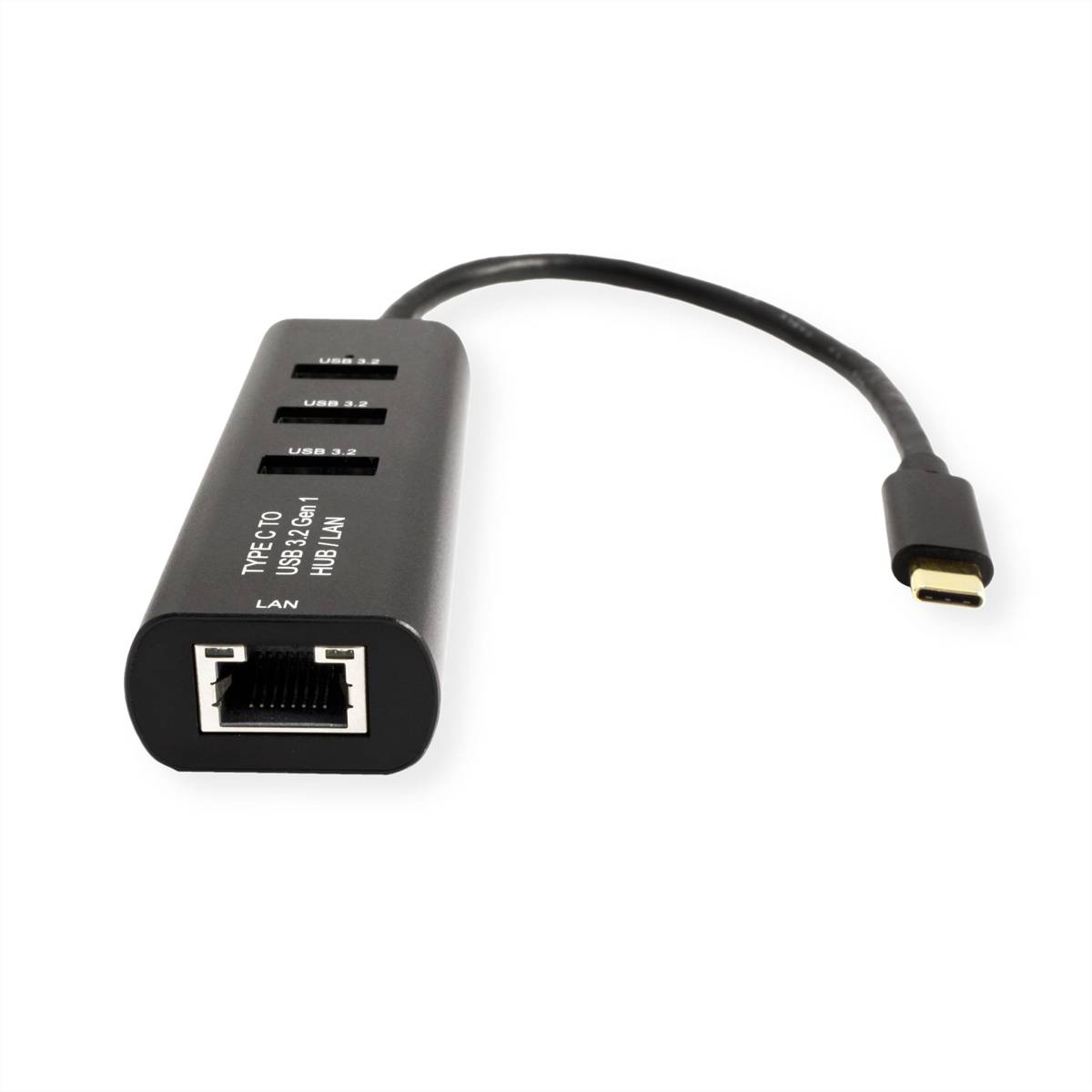 Secomp appareils IEC Câble de raccordement STANDARD USB Typ C zu Gigabit Ethernet K 0.10 m duplex-3
