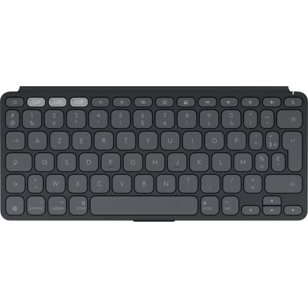 Logitech 920-013006, Mini, Sans fil, Bluetooth, Commutateur de touche « ciseaux », AZERTY, Graphite-3