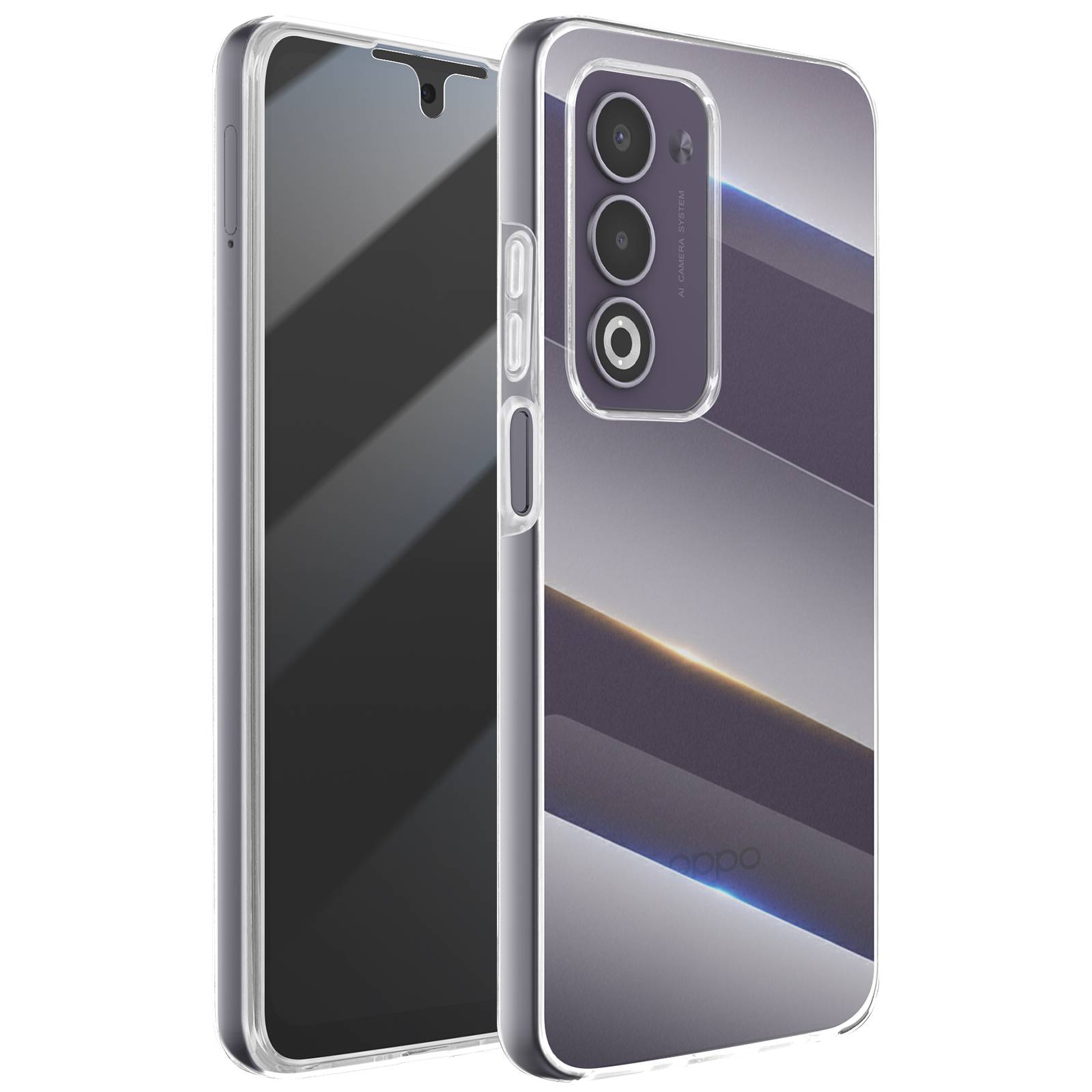 Coque Intégrale pour Oppo A5 Protection 360 degré Membrane Tactile-1
