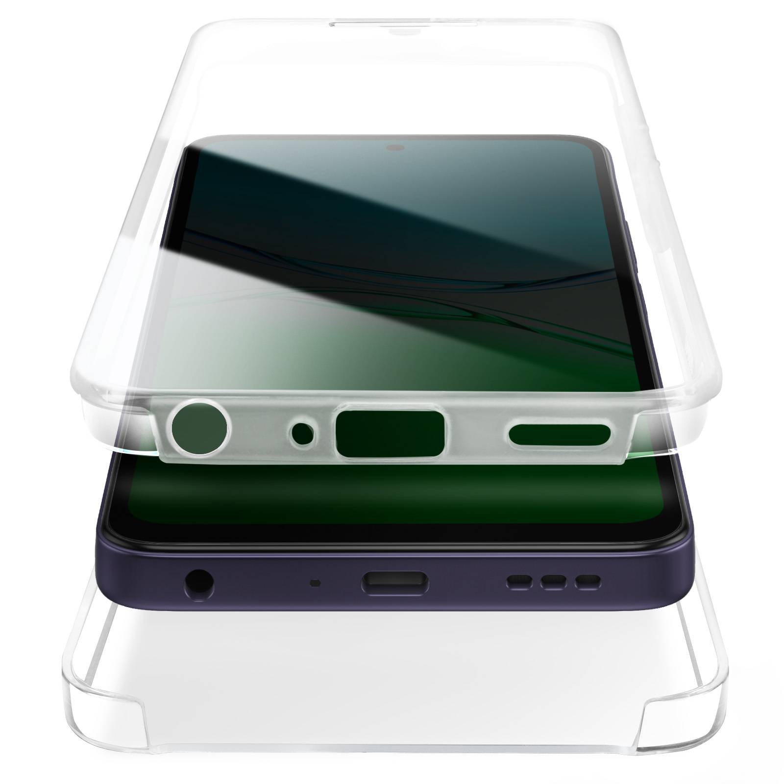 Coque Intégrale pour Oppo A5 Protection 360 degré Membrane Tactile-2