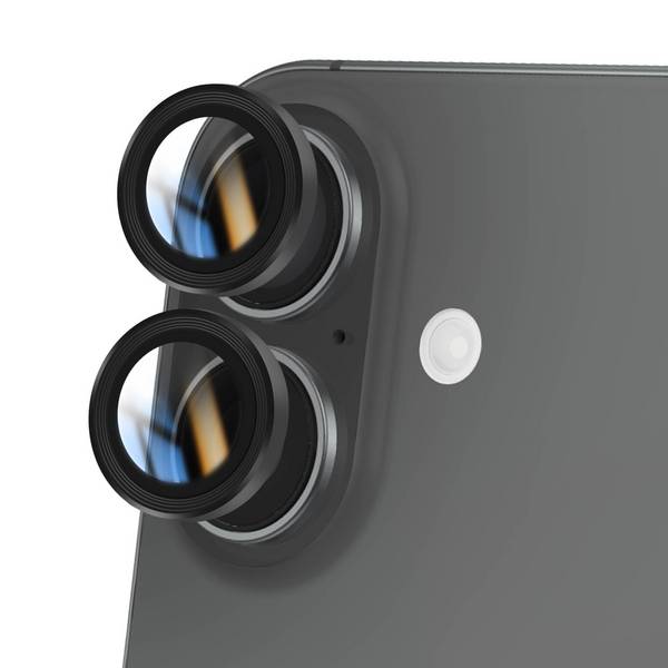Protection d'Objectif Caméra pour iPhone 16 Plus avec Contour Renforcé