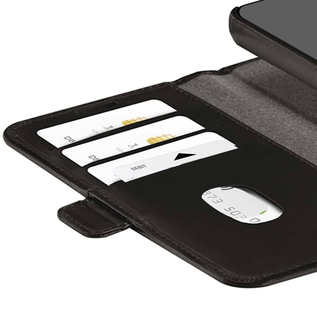 Étui pour Galaxy S24 Folio 2 en 1 Modèle Lynge en Cuir avec Porte-Cartes-3