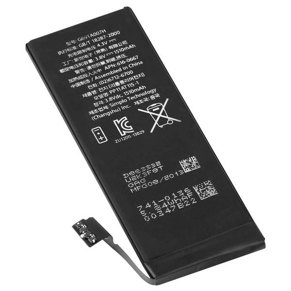 Batterie de remplacement pour iPhone 5C Original Li-ion 1500mAh