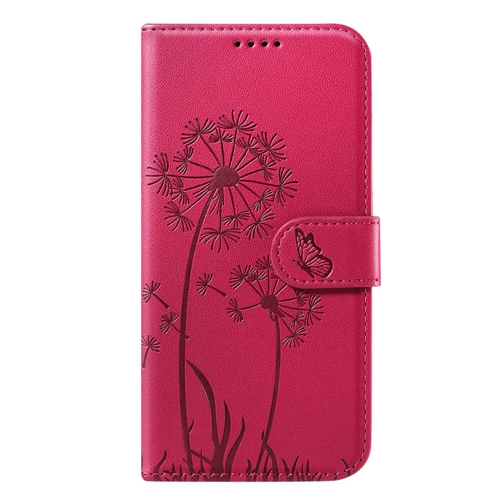 Étui Portefeuille pour iPhone 11 Premium Design Fleurs Papillon-1