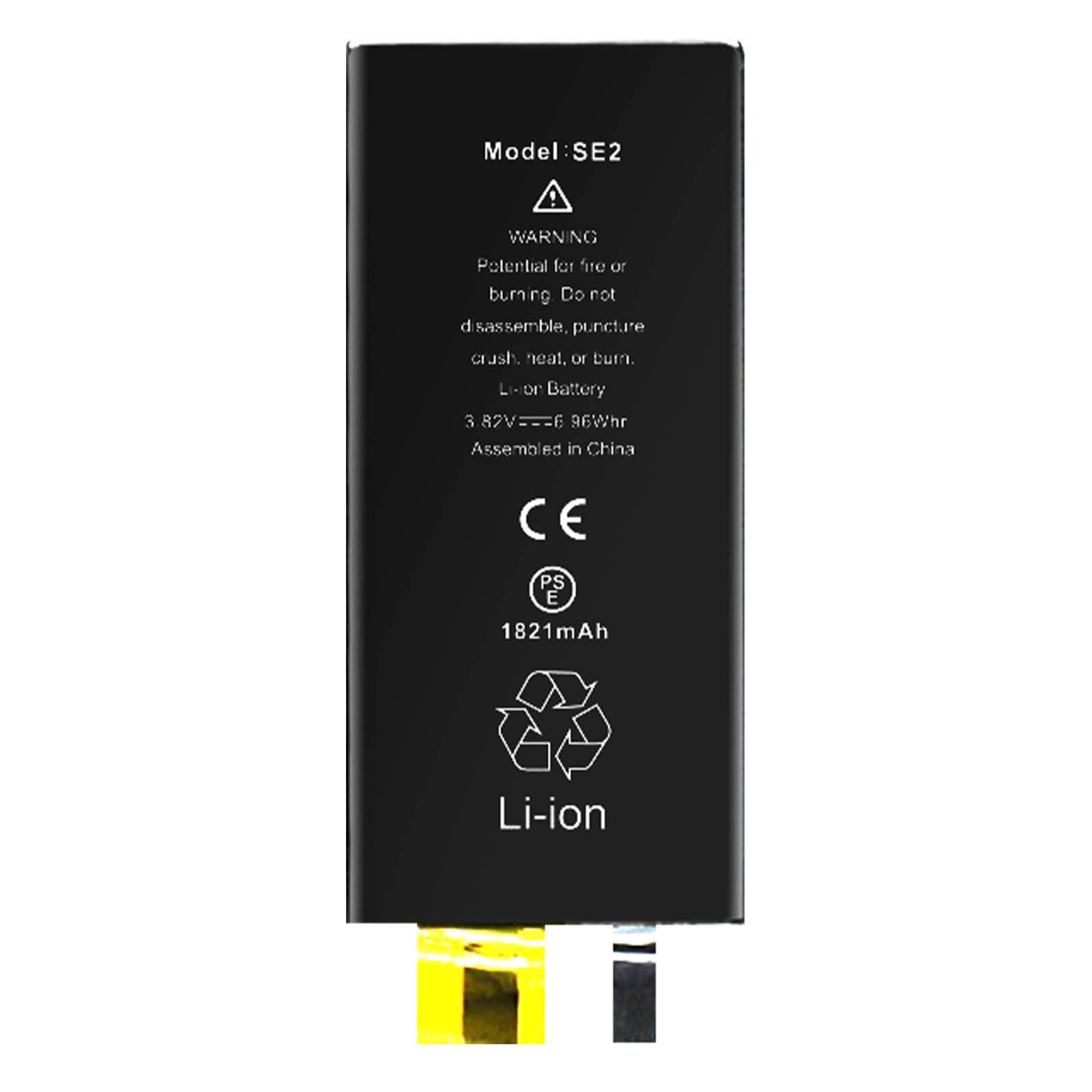 Batterie de remplacement pour iPhone SE 2020 Li-ion 1821mAh Sans BMS-0