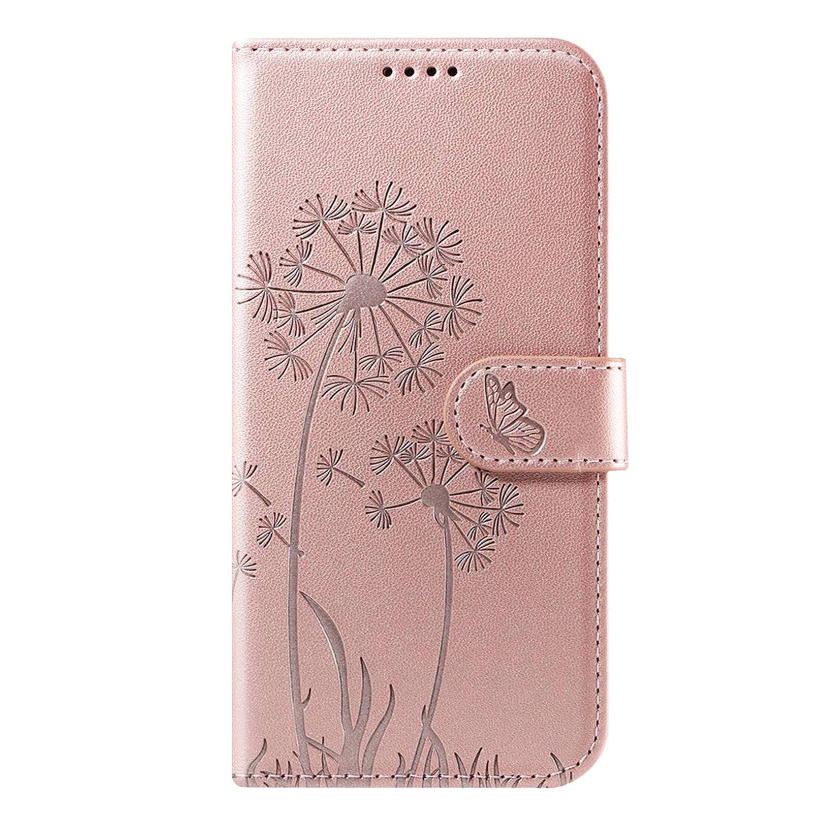 Étui Portefeuille pour iPhone 11 Premium Design Fleurs Papillon-1