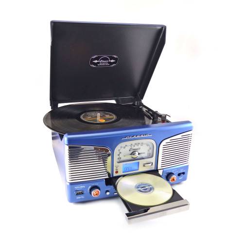 Chaîne Hifi Rétro platine vinyle Multifonction UK-0