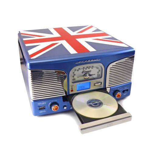 Chaîne Hifi Rétro platine vinyle Multifonction UK-2
