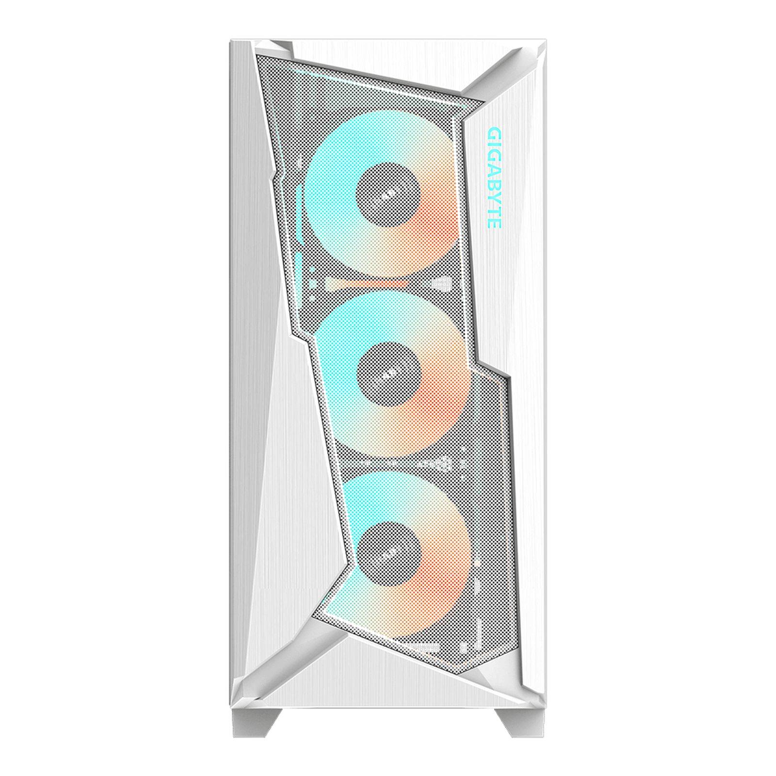 GIGABYTE C301GW, Midi Tower, PC, Blanc, ATX, EATX, micro ATX, Mini-ATX, Verre, Plastique, Acier, Gaming-2