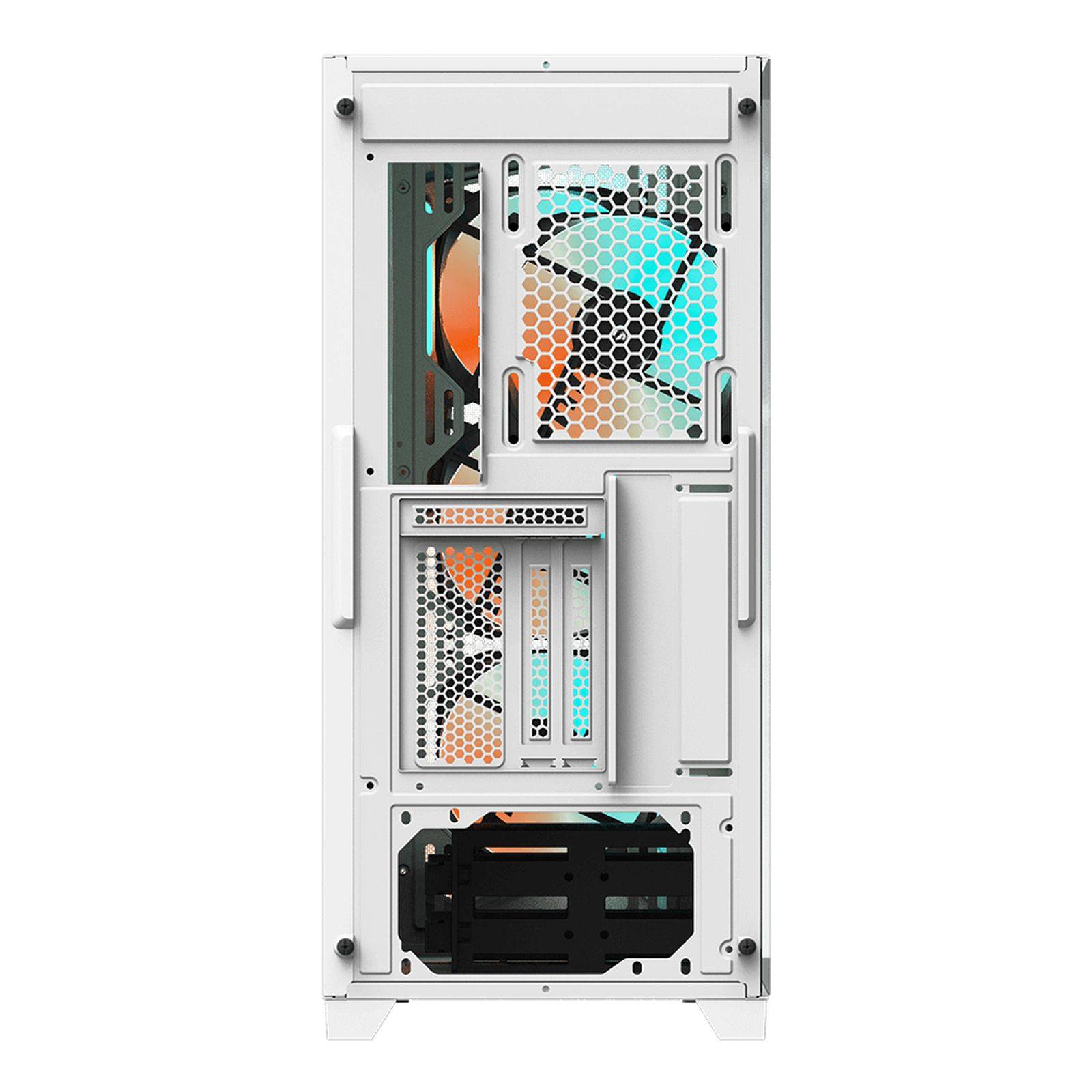 GIGABYTE C301GW, Midi Tower, PC, Blanc, ATX, EATX, micro ATX, Mini-ATX, Verre, Plastique, Acier, Gaming-4