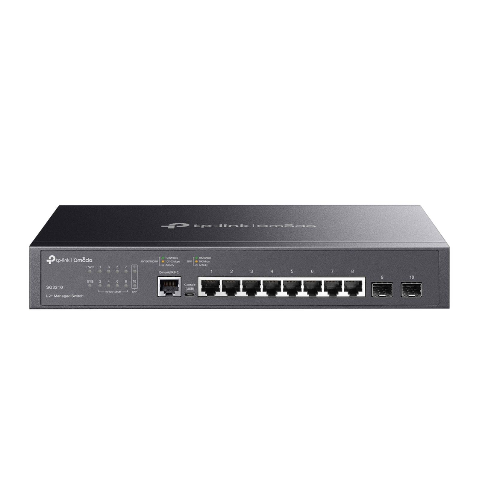 TP-Link Omada SG3210, Géré, L2/L3, Gigabit Ethernet (10/100/1000), Grille de montage, 1U-0