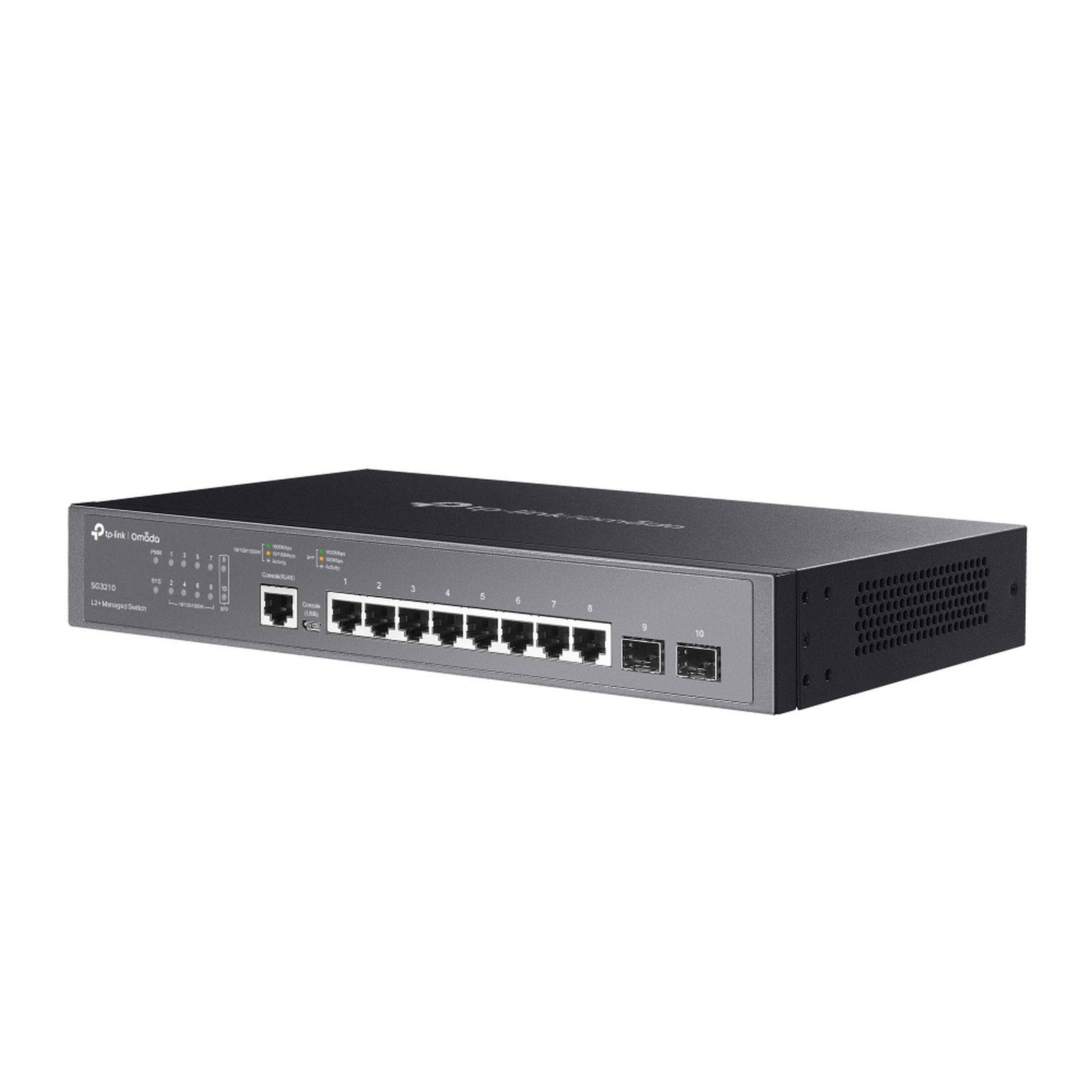 TP-Link Omada SG3210, Géré, L2/L3, Gigabit Ethernet (10/100/1000), Grille de montage, 1U-2