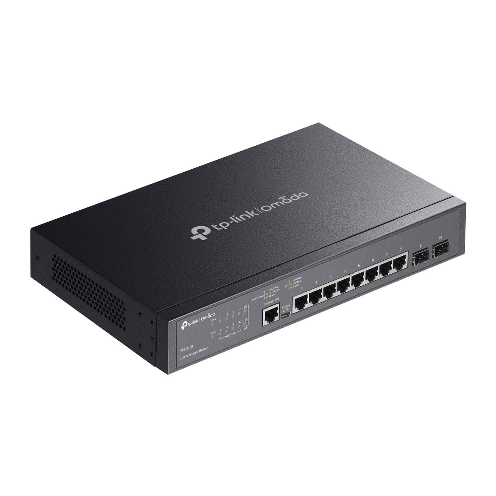 TP-Link Omada SG3210, Géré, L2/L3, Gigabit Ethernet (10/100/1000), Grille de montage, 1U-3