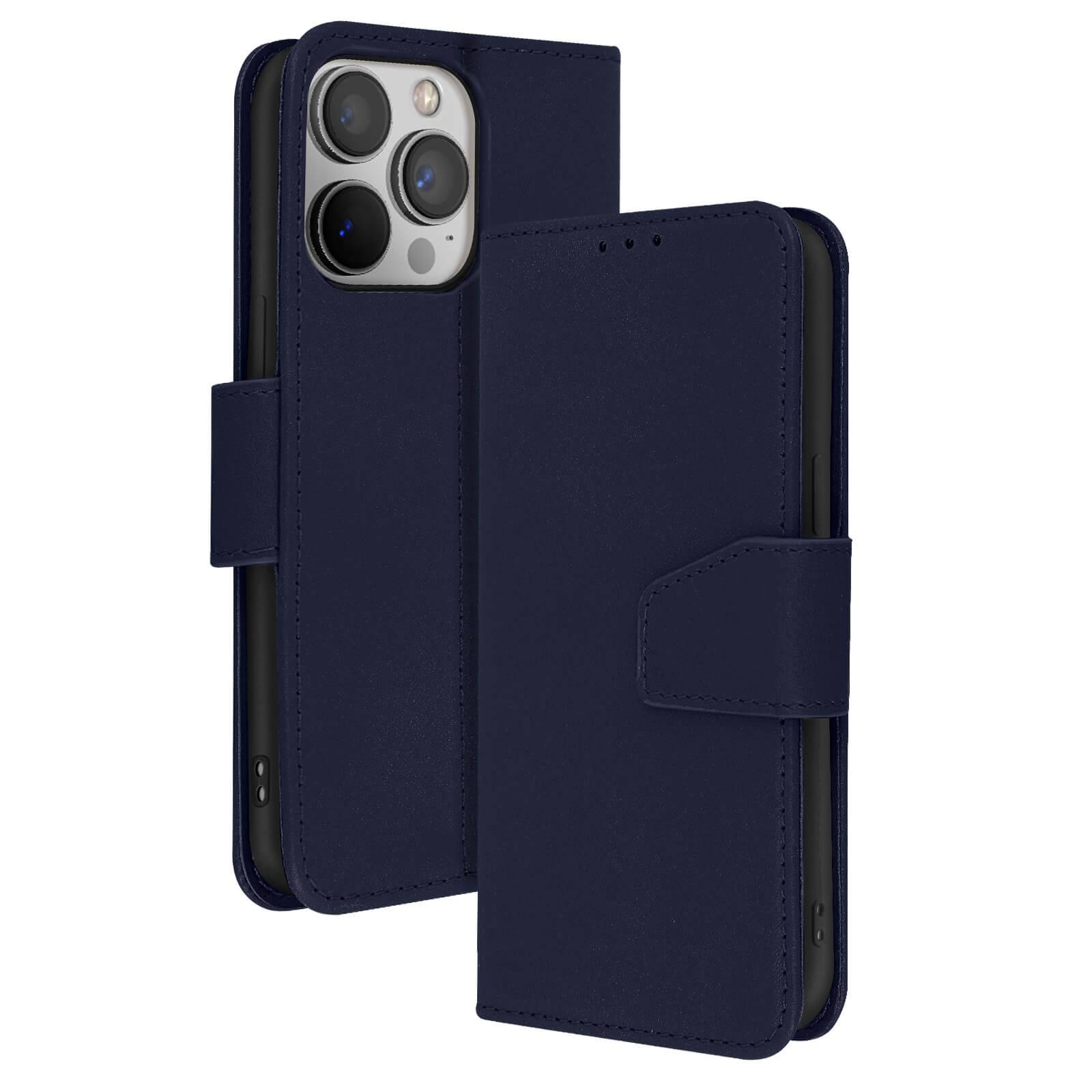 Étui Portefeuille pour iPhone 13 Pro Max en Cuir Premium avec Fonction Stand-0