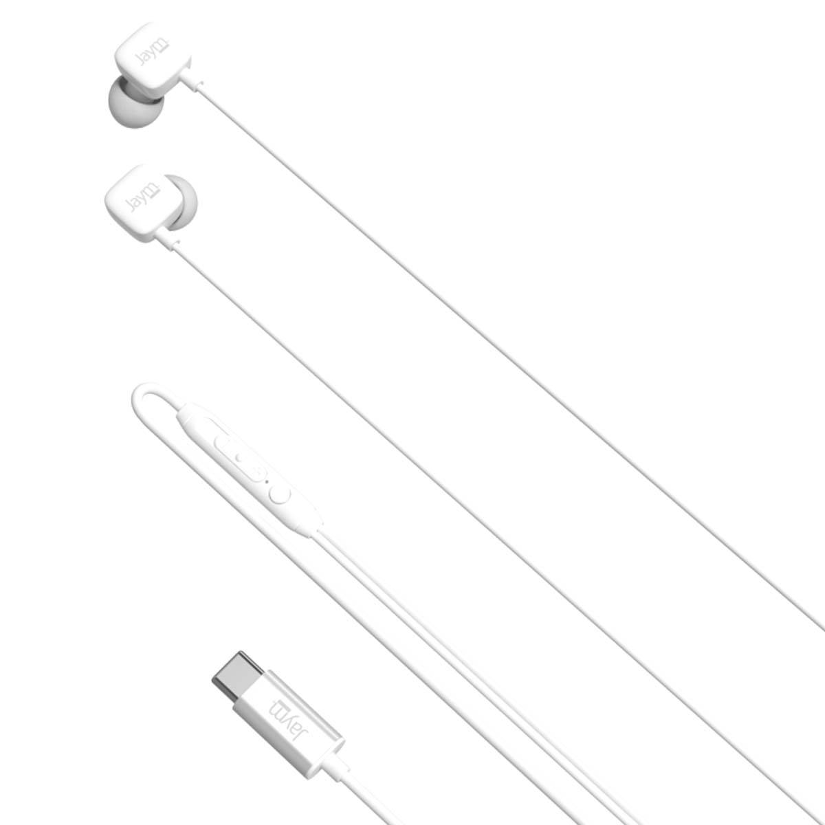 Écouteurs Filaires Intra-auriculaires USB-C avec Micro et Télécommande-1