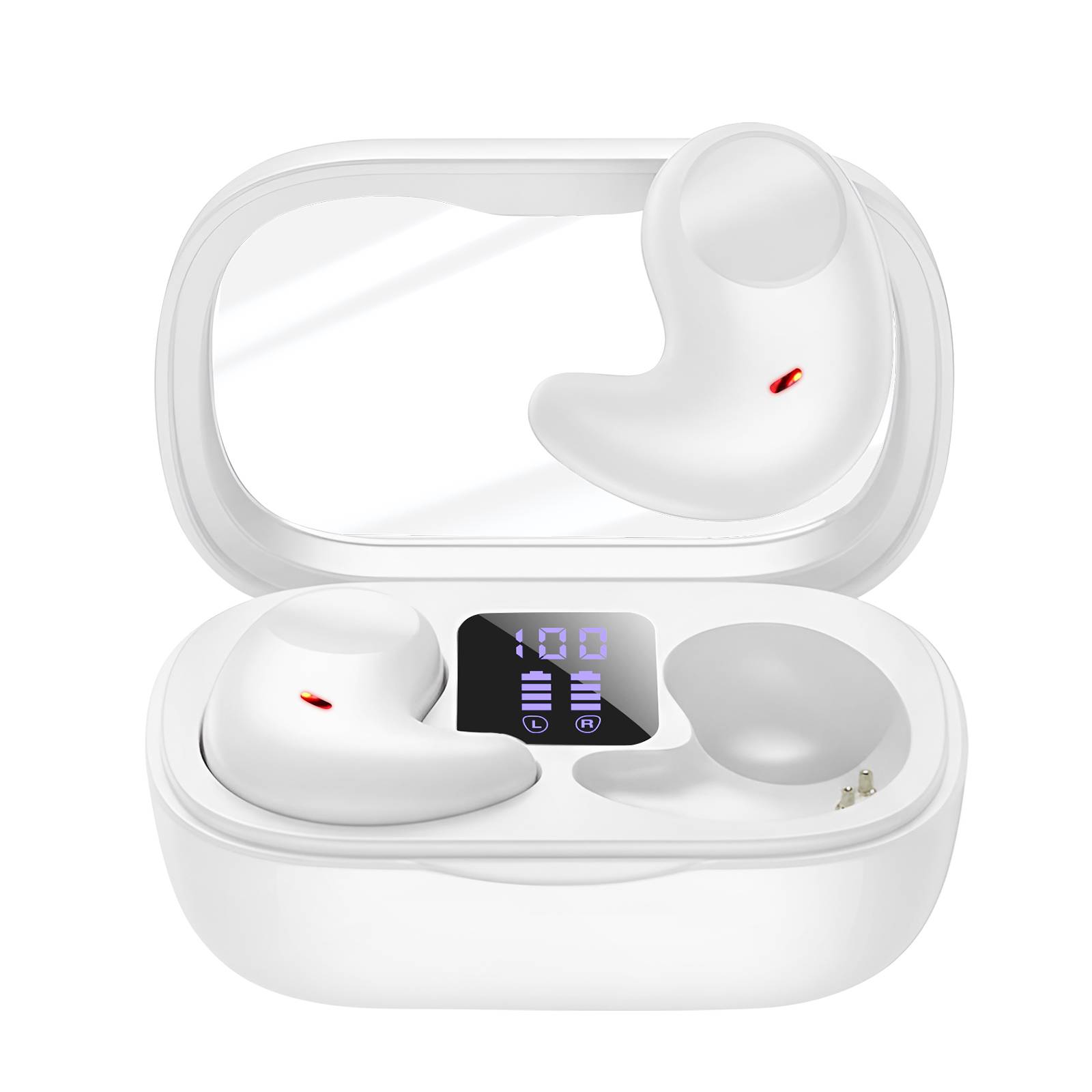 Écouteurs sans Fil Bluetooth 5.3 Stéréo avec Basses et Réduction du bruit Active-0