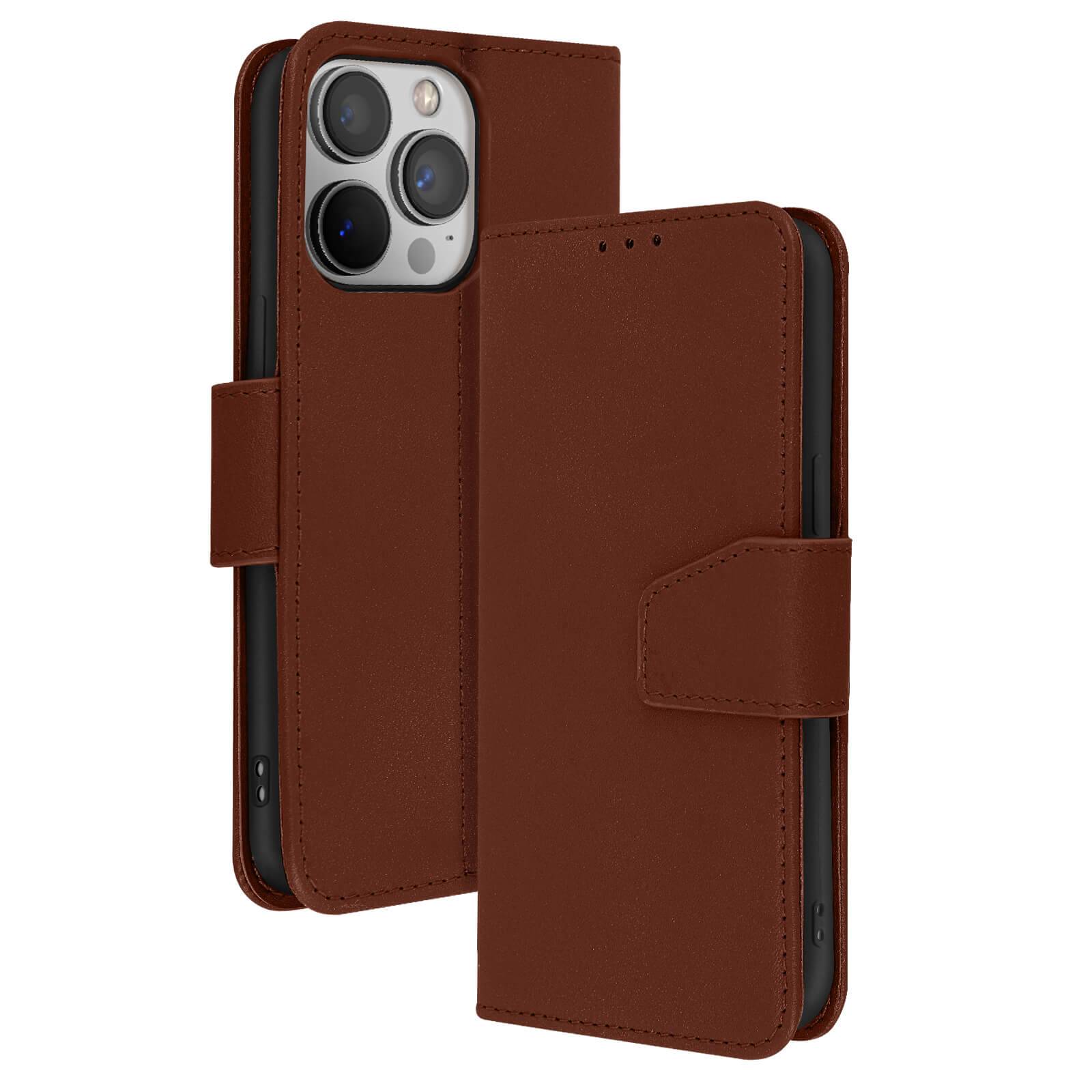 Étui Portefeuille pour iPhone 13 Pro Max en Cuir Premium avec Fonction Stand-0