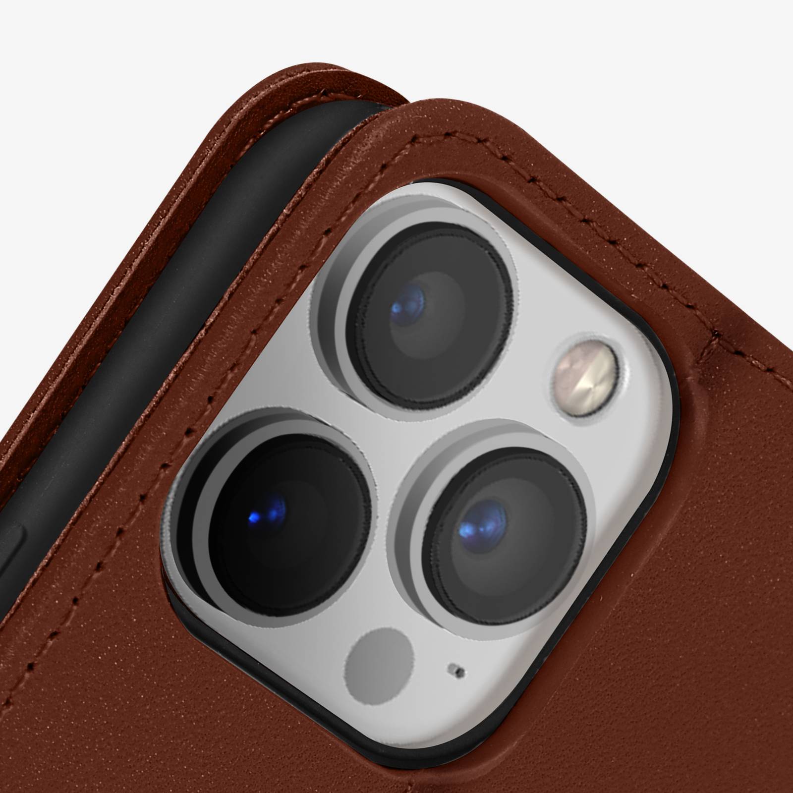 Étui Portefeuille pour iPhone 13 Pro Max en Cuir Premium avec Fonction Stand-3