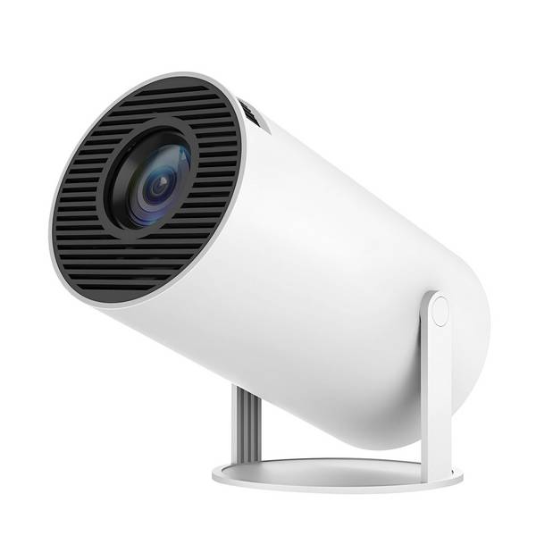 Vidéoprojecteur Android 11 avec WiFi et Bluetooth Home Cinema Orientable 180°