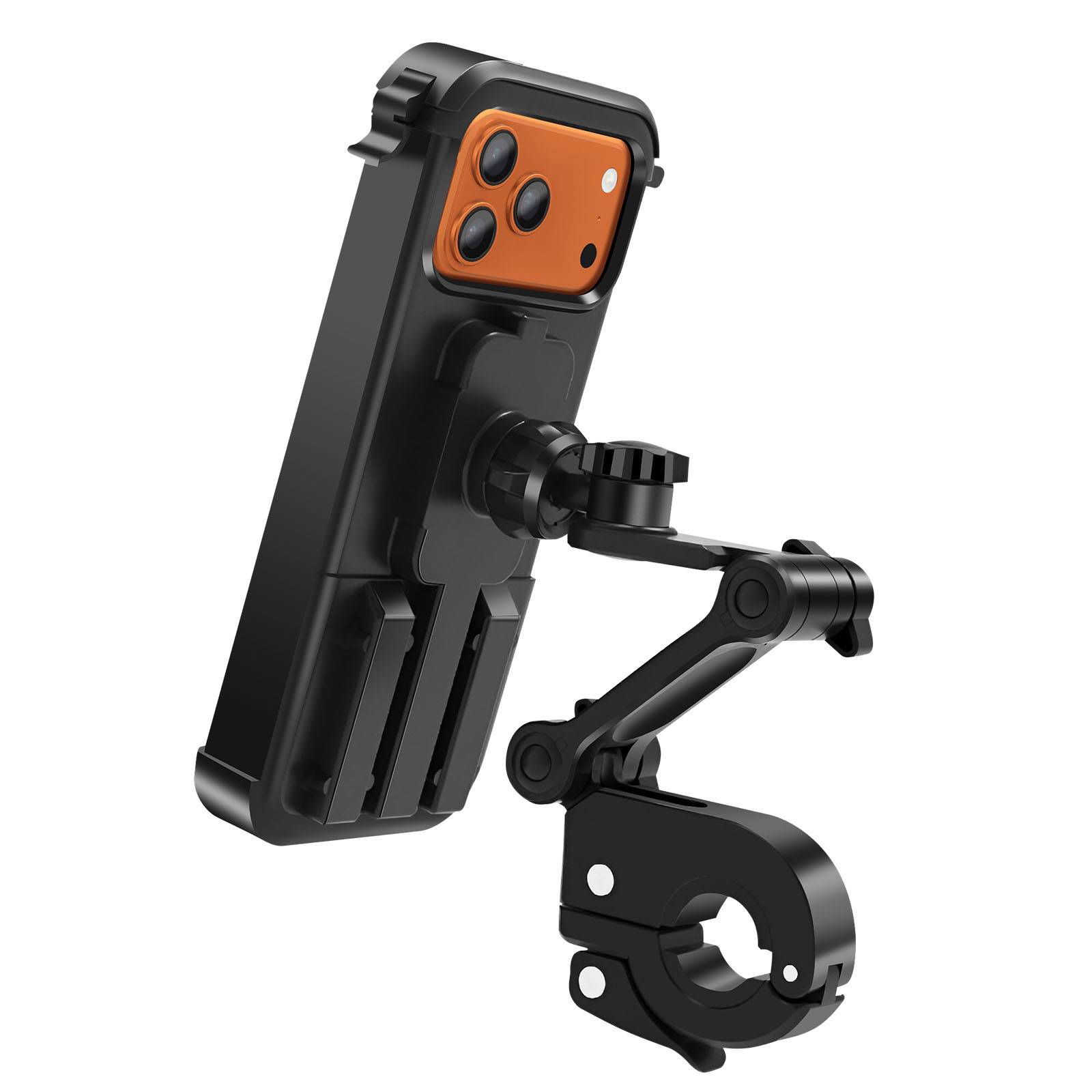 Support Vélo / Moto Téléphone avec Coque Intégrale Étanche et Tactile-1