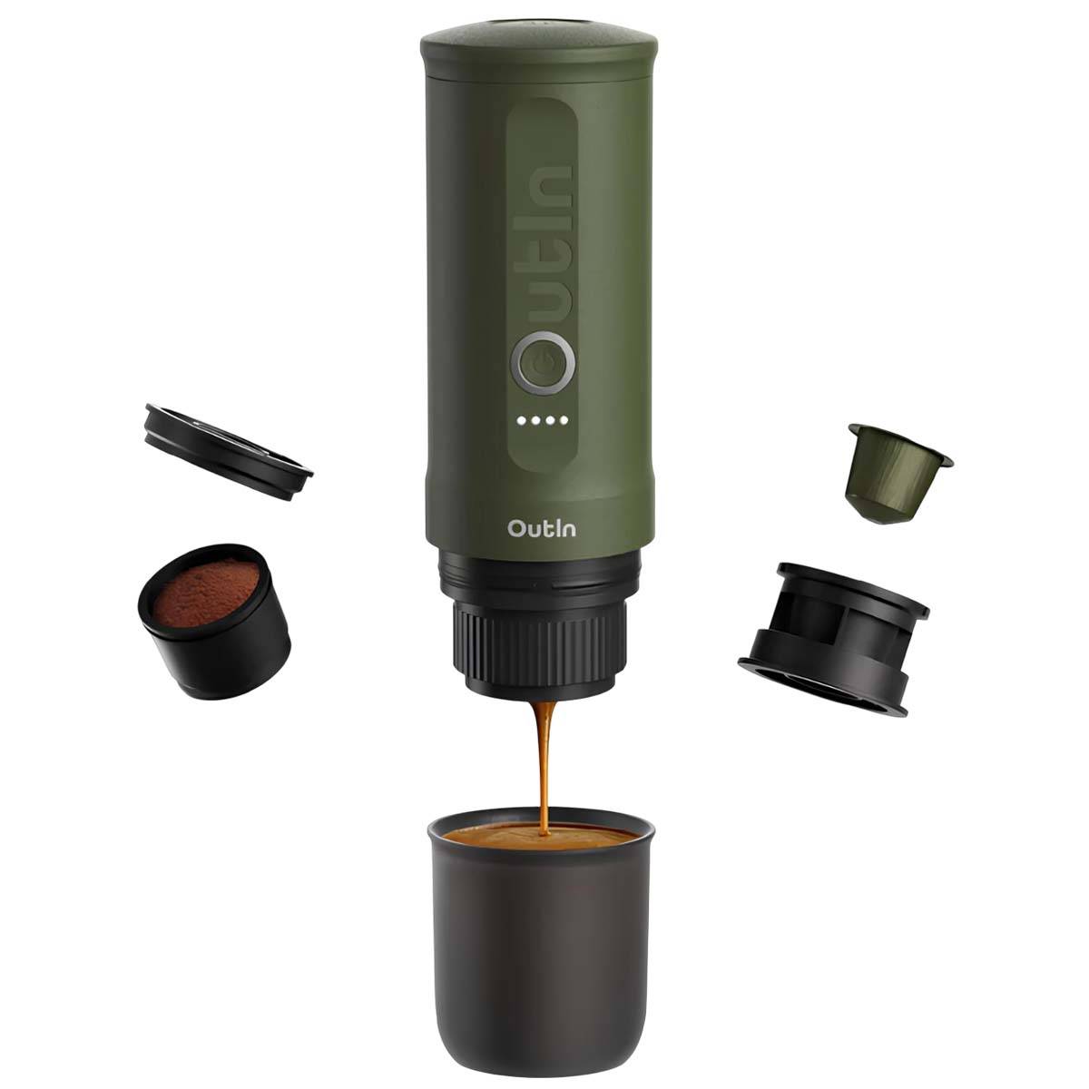Machine à Café Portable Compatible Capsules et Moulu 20 Bars 7500mAh-3