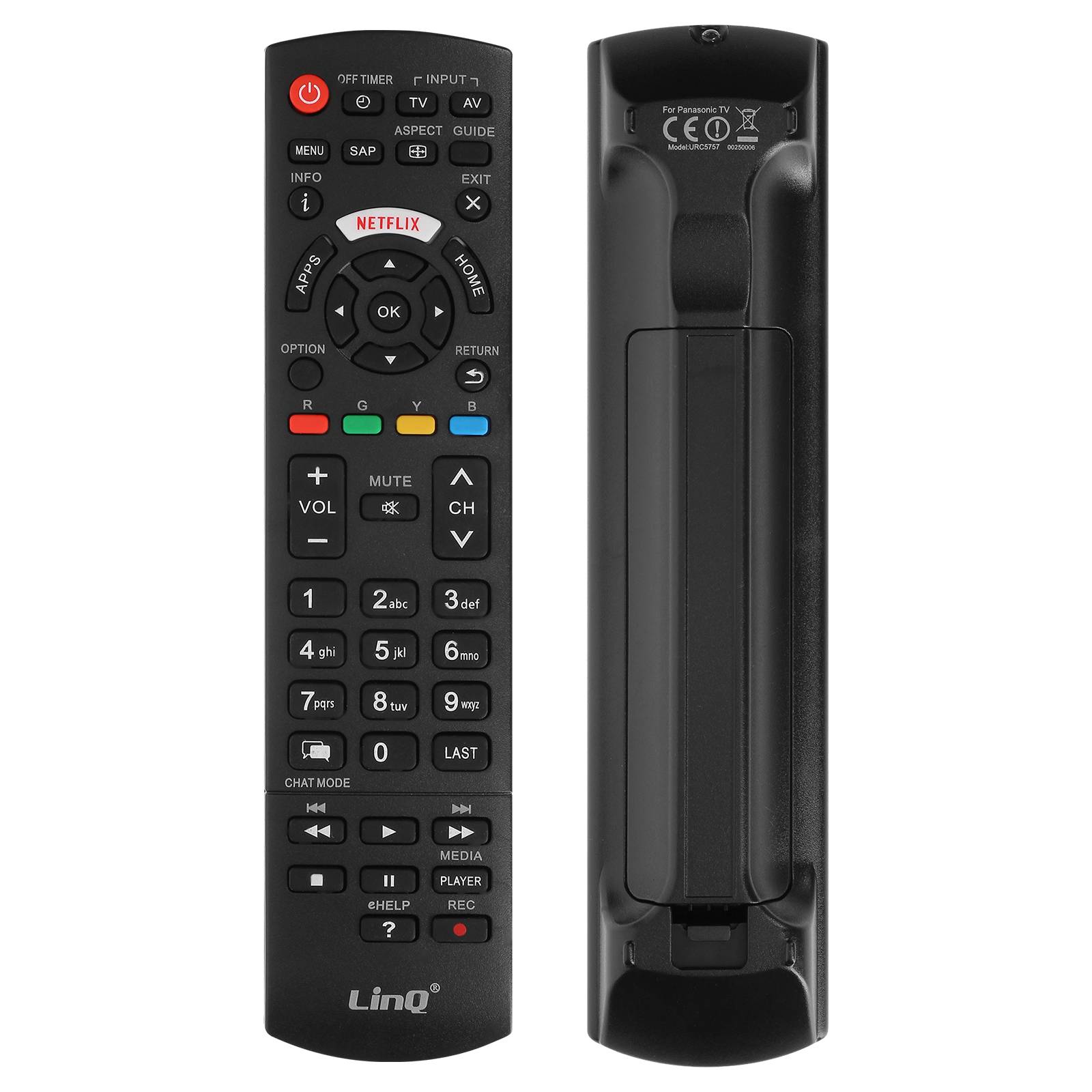 Télécommande Universelle pour Téléviseur Panasonic avec Portée 8m-1