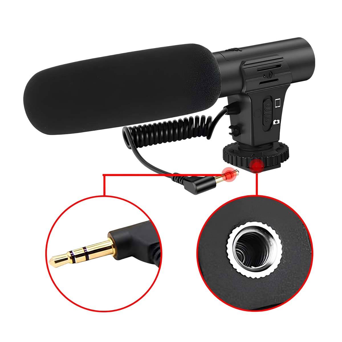 Kit Vlogging Complet avec Trépied / Micro / Projecteur LED Portable-3