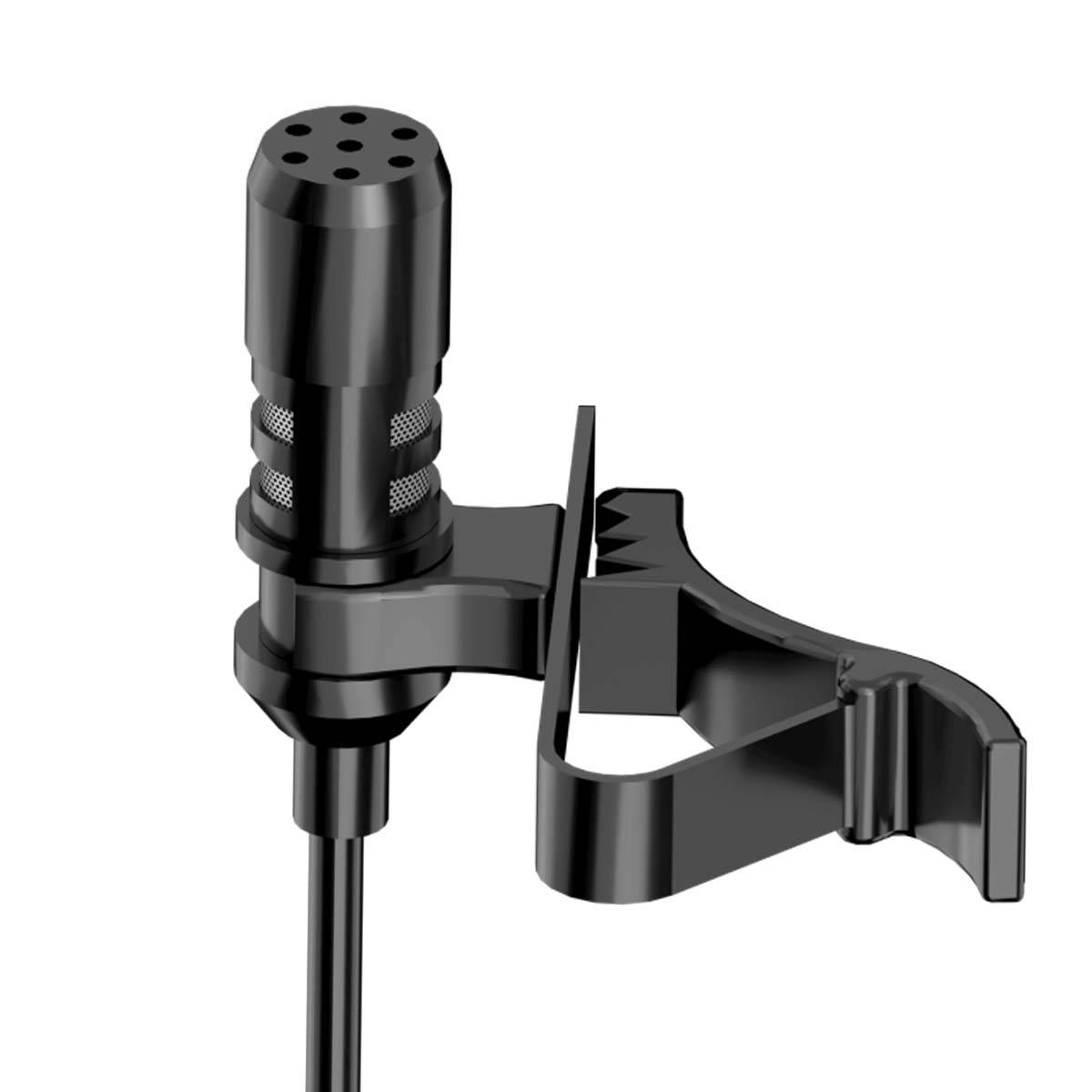 Micro-cravate Filaire USB-C Enregistrement HD avec Pince de Fixation et Câble-3