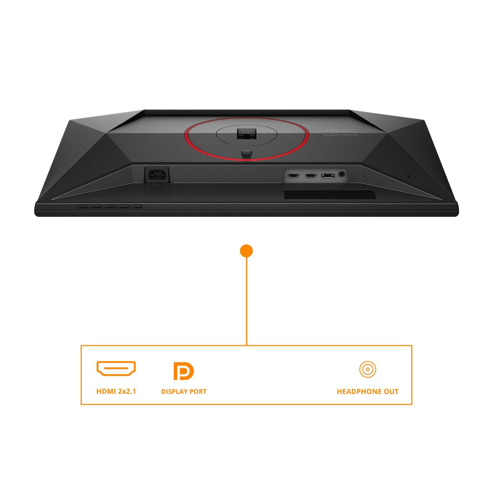 AOC Q25G4SR 24.5p QHD Fast IPS 300Hz 0.03ms 400cd/m2 HDMI2.1 DP Speakers Height-1