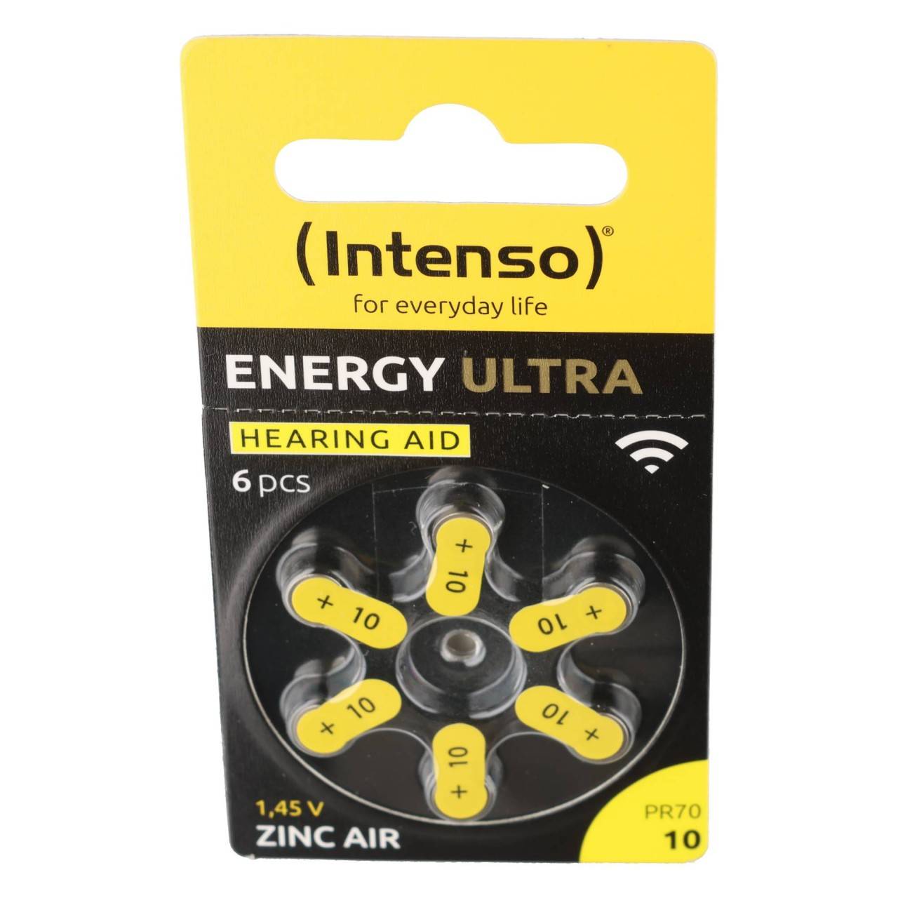 Pile pour appareil auditif Intenso « Energy Ultra » – A10 / PR70, 1,45 volts (paquet de 6)-2