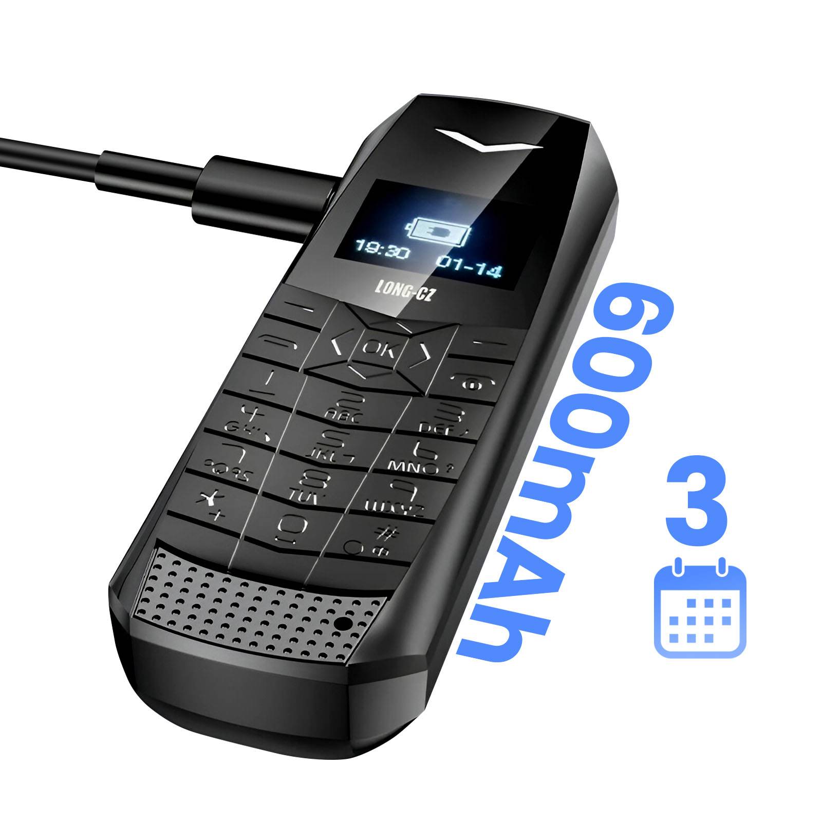 Mini Téléphone portable 4G LTE Ultra compact Autonomie 5 heures-4