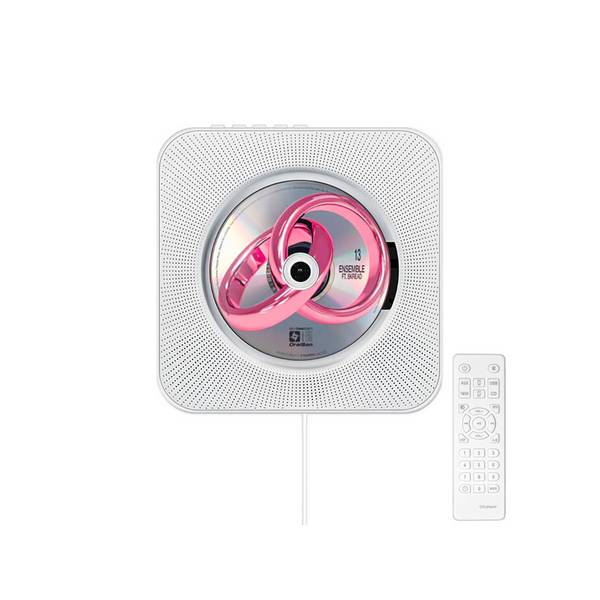 Lecteur CD Cancale Mural avec Bluetooth 5.0 FM Radio Télécommande