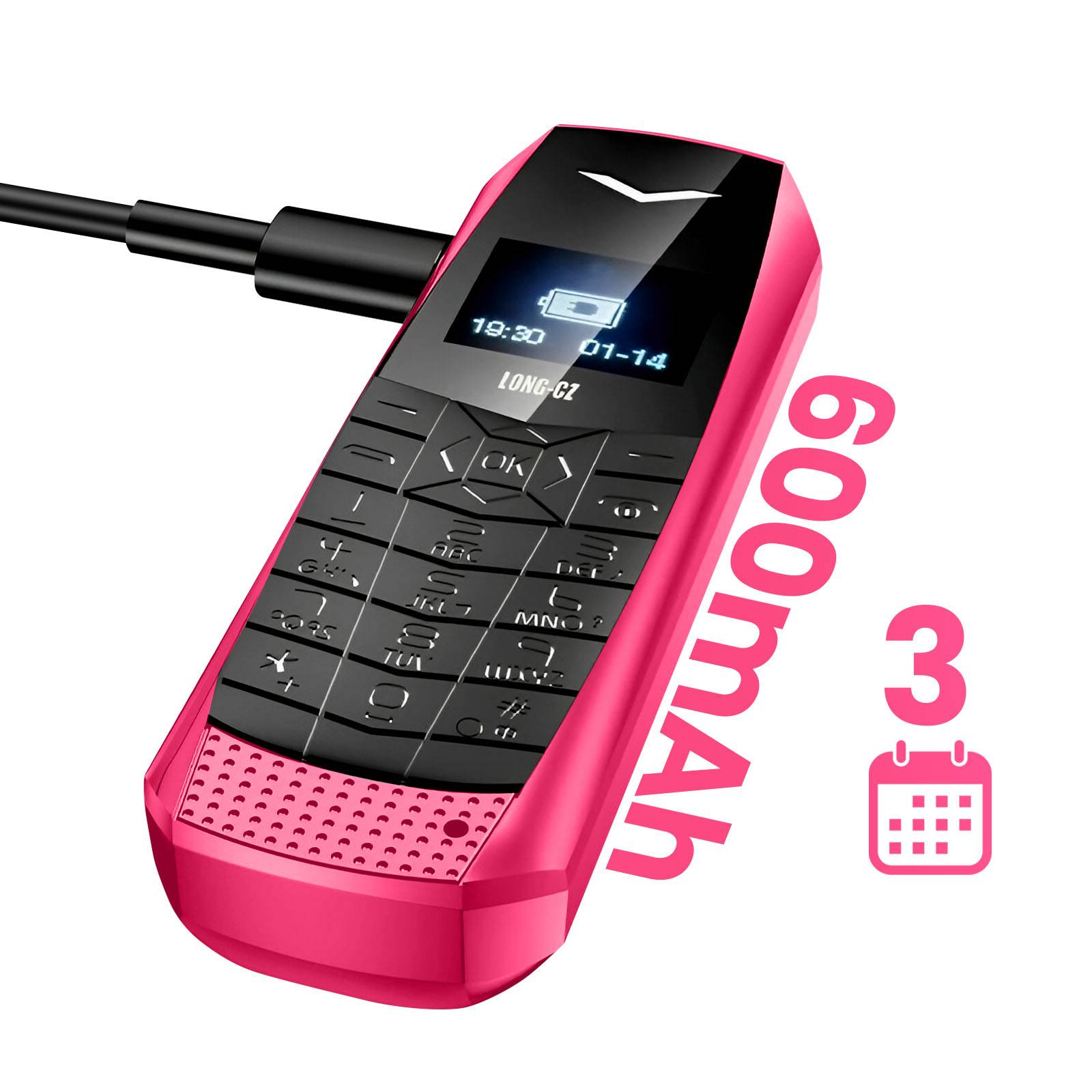 Mini Téléphone portable 4G LTE Ultra compact Autonomie 5 heures-4