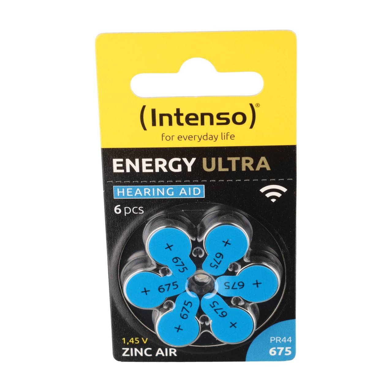 Pile pour appareil auditif Intenso « Energy Ultra » – A675 / PR44, 1,45 volts (paquet de 6)-2