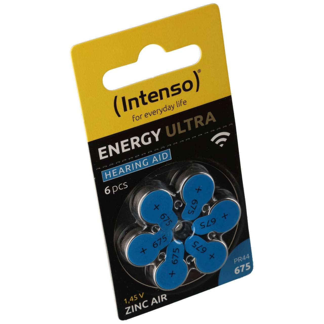 Pile pour appareil auditif Intenso « Energy Ultra » – A675 / PR44, 1,45 volts (paquet de 6)-3