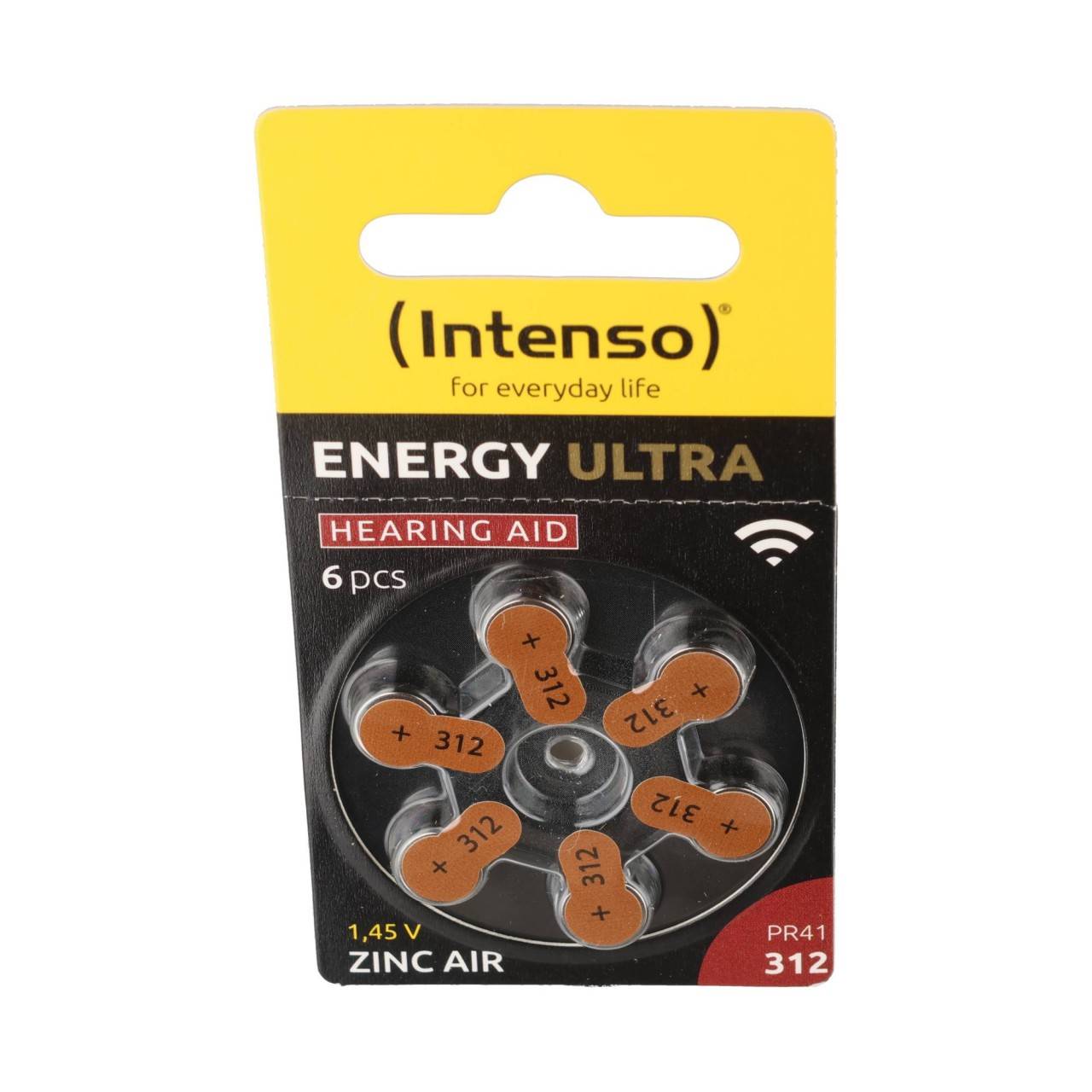 Pile pour appareil auditif Intenso « Energy Ultra » – A312 / PR41, 1,45 volts (paquet de 6)-2