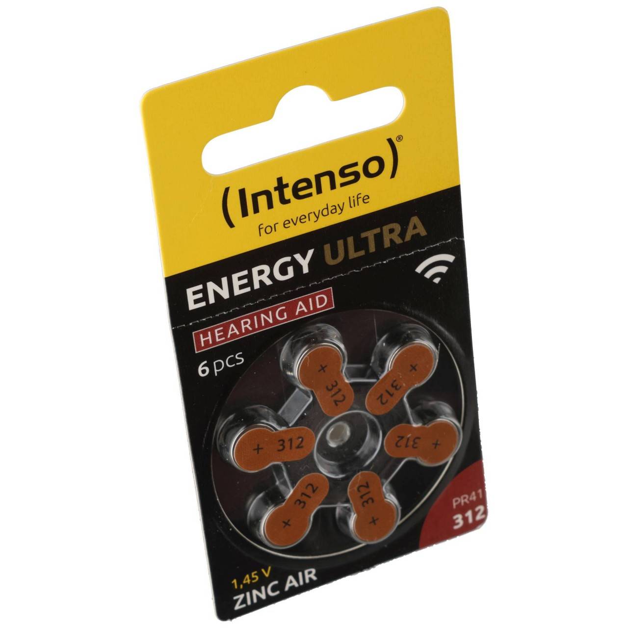 Pile pour appareil auditif Intenso « Energy Ultra » – A312 / PR41, 1,45 volts (paquet de 6)-3
