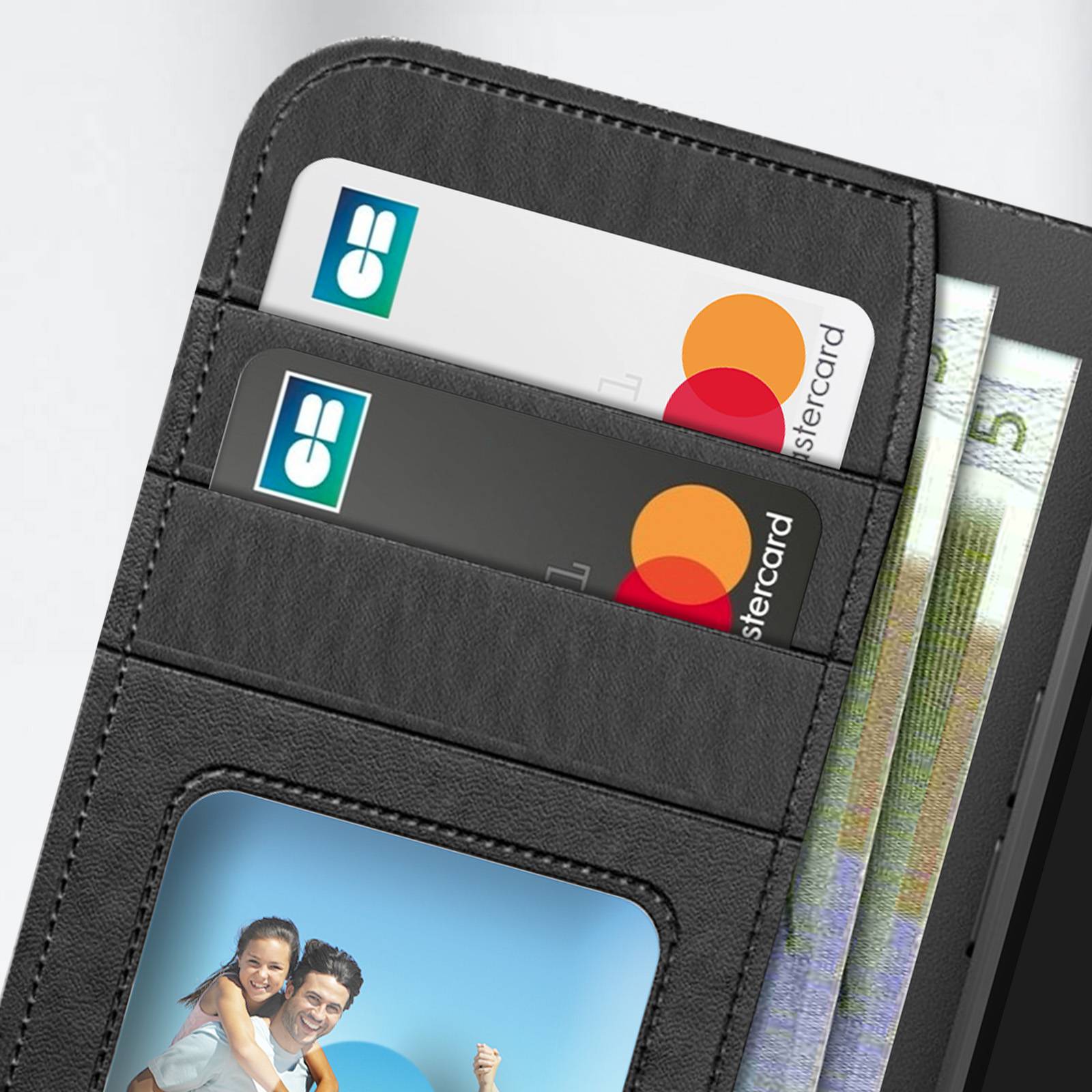 Étui pour iPhone 15 Plus Série Urban Wallet avec Porte-cartes et Support Vidéo-2