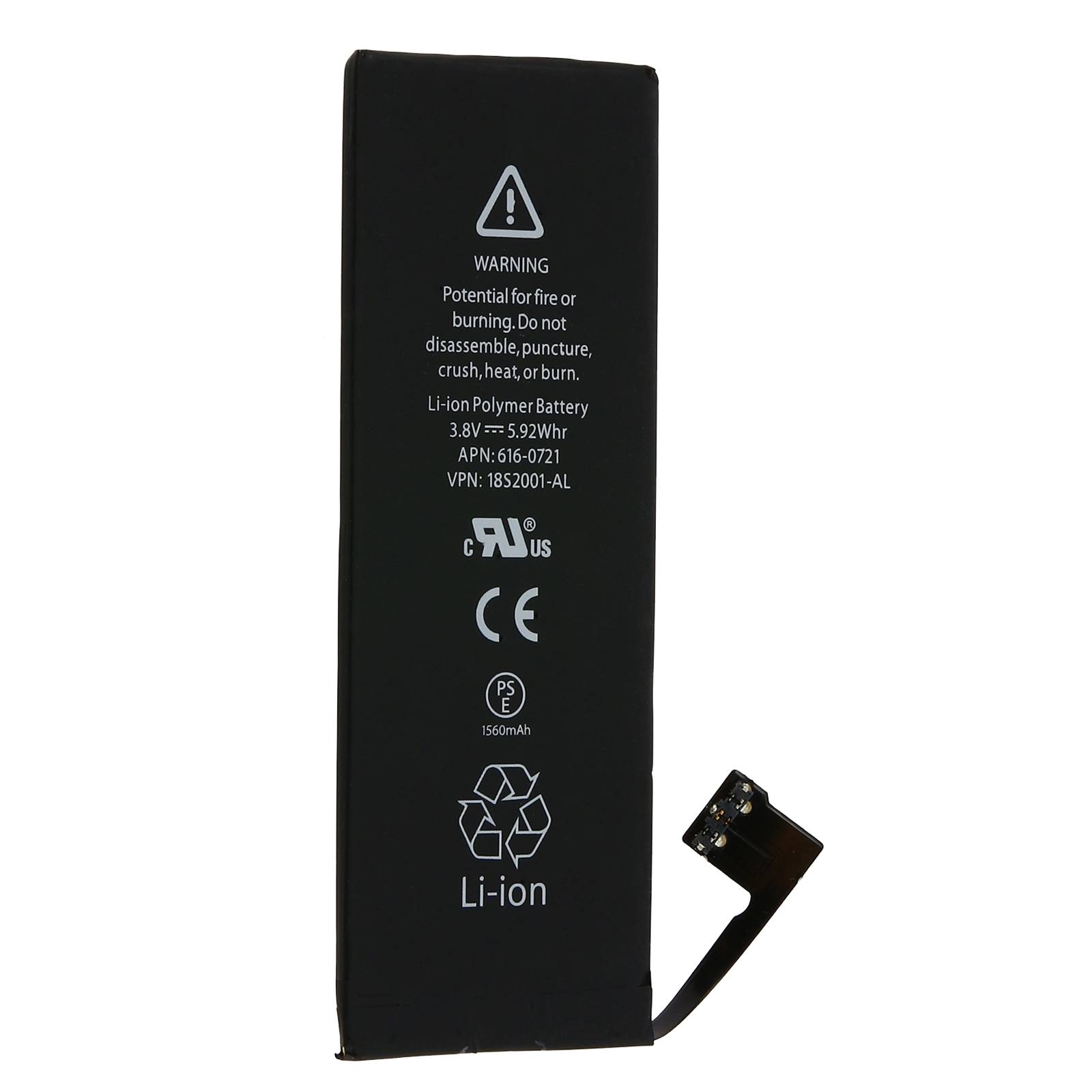 Batterie compatible Apple type 616-0722 1500mAh pour iPhone 5S-3