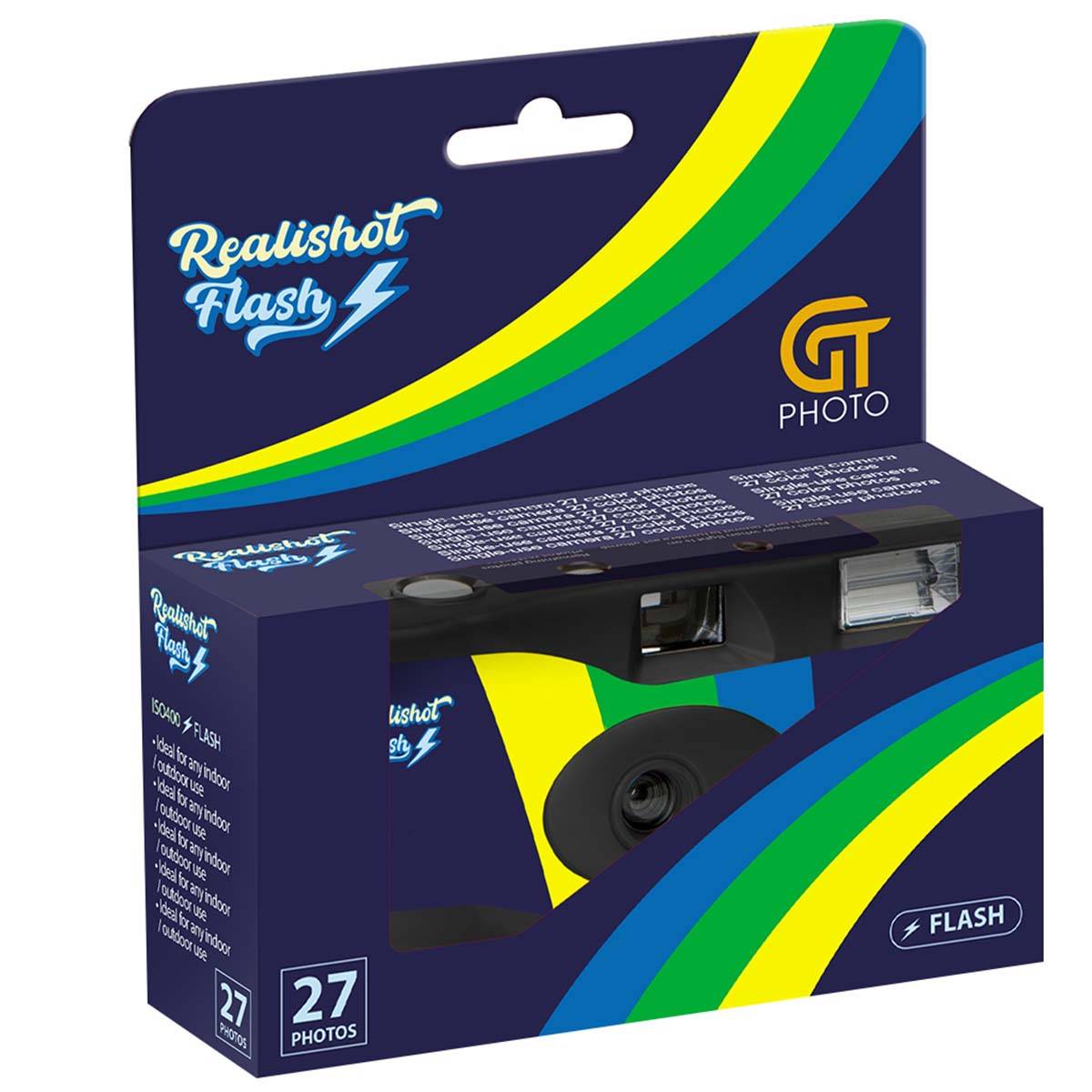 Appareil Photo Jetable 27 Poses couleur modèle Realishot Flash-3